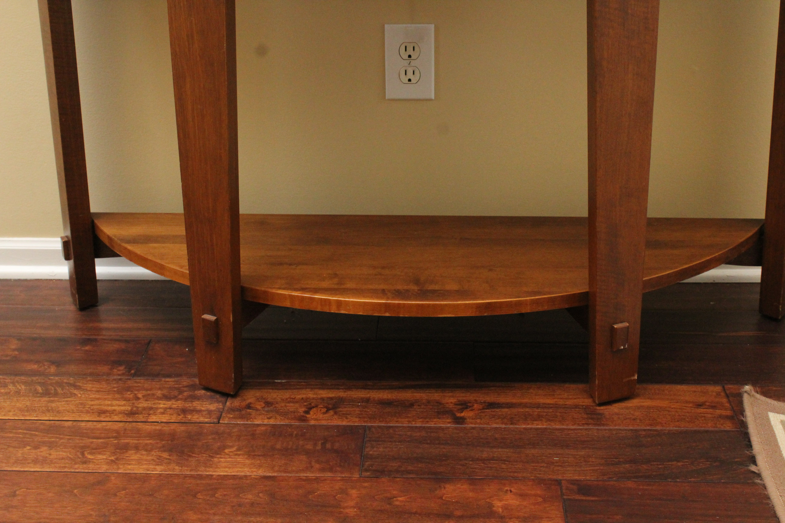 Contemporary Pottery Barn Wooden Coffee Table