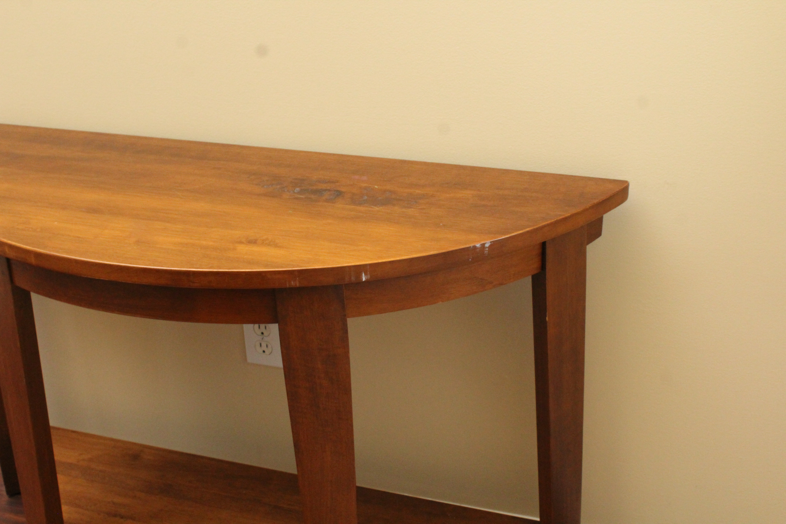 Contemporary Pottery Barn Wooden Coffee Table