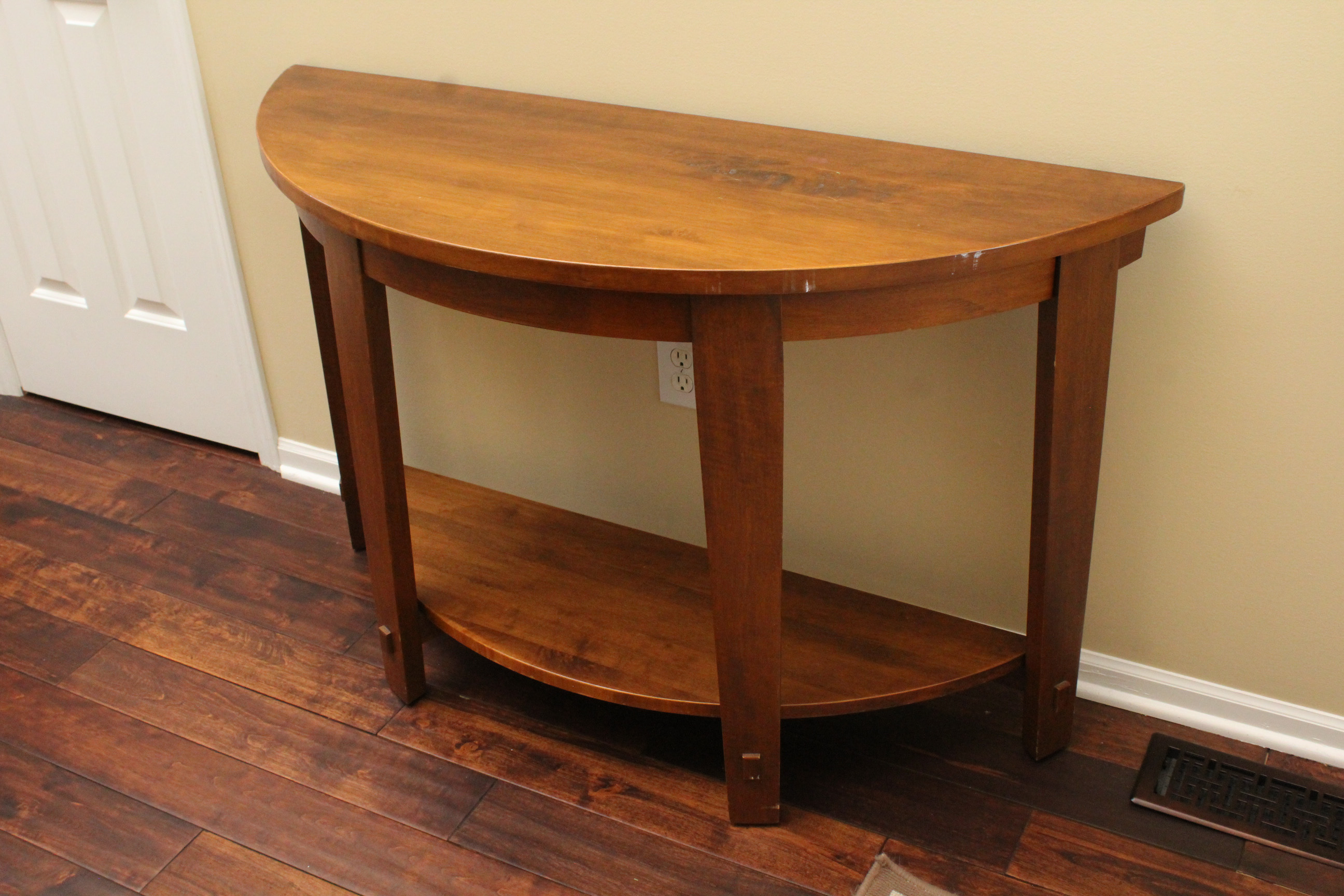 Contemporary Pottery Barn Wooden Coffee Table