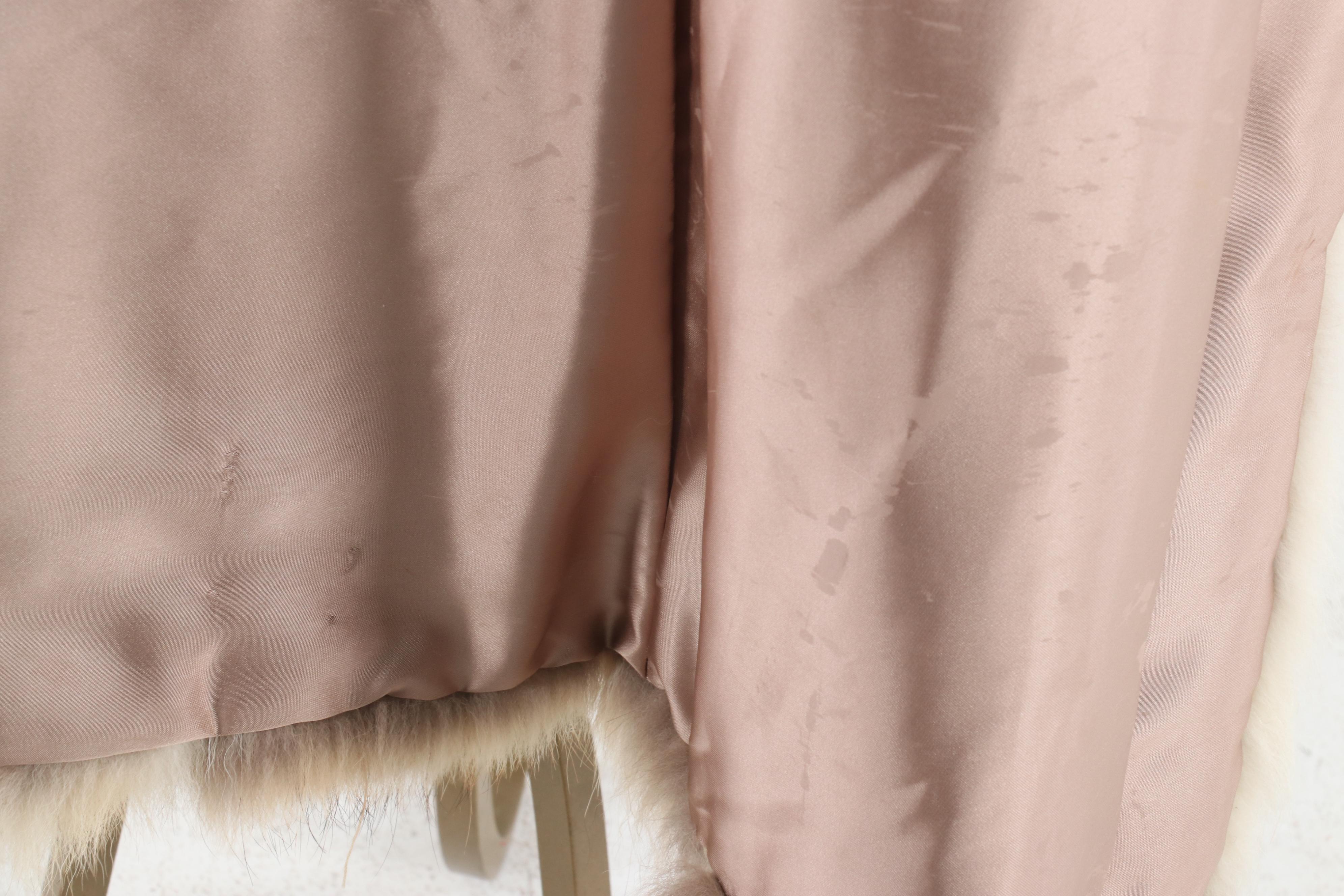 Coyote Fur Full-Length Coat