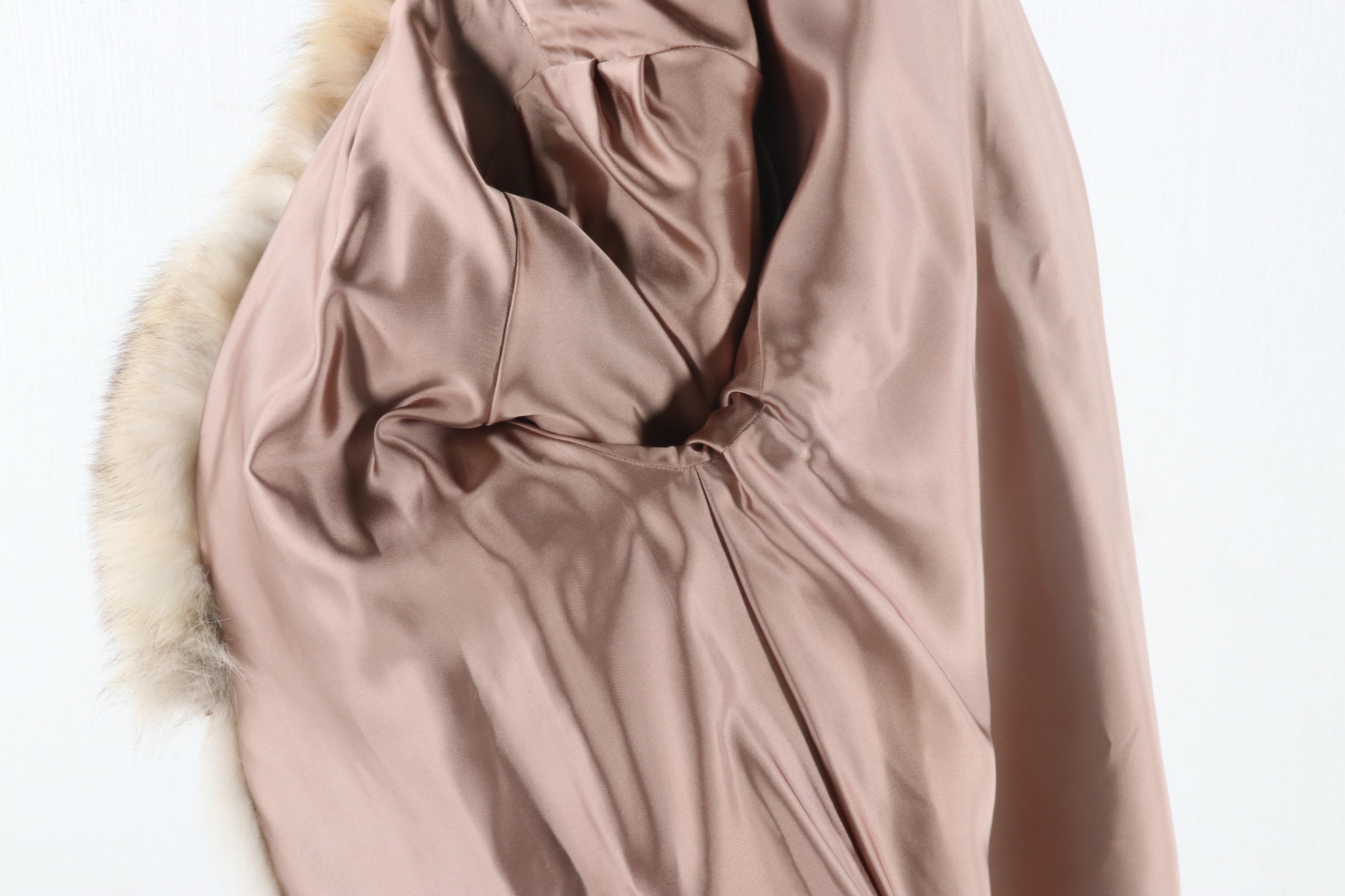 Coyote Fur Full-Length Coat