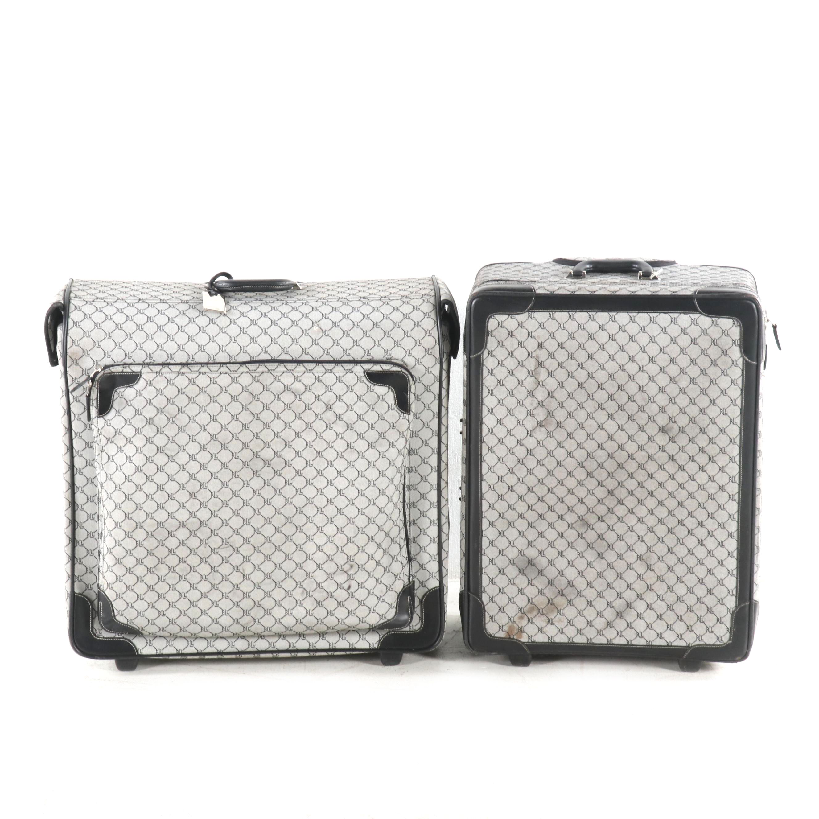 LAUREN Ralph Lauren Monogrammed Suitcase Luggage