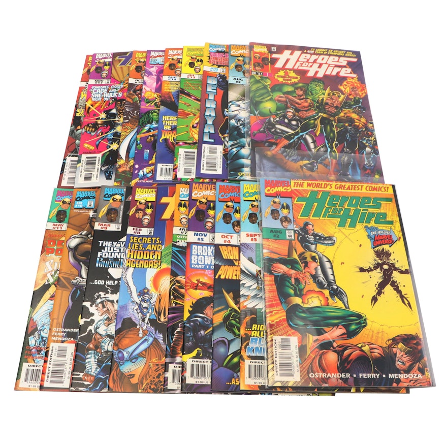 Modern Age "Heroes For Hire" Comic Books