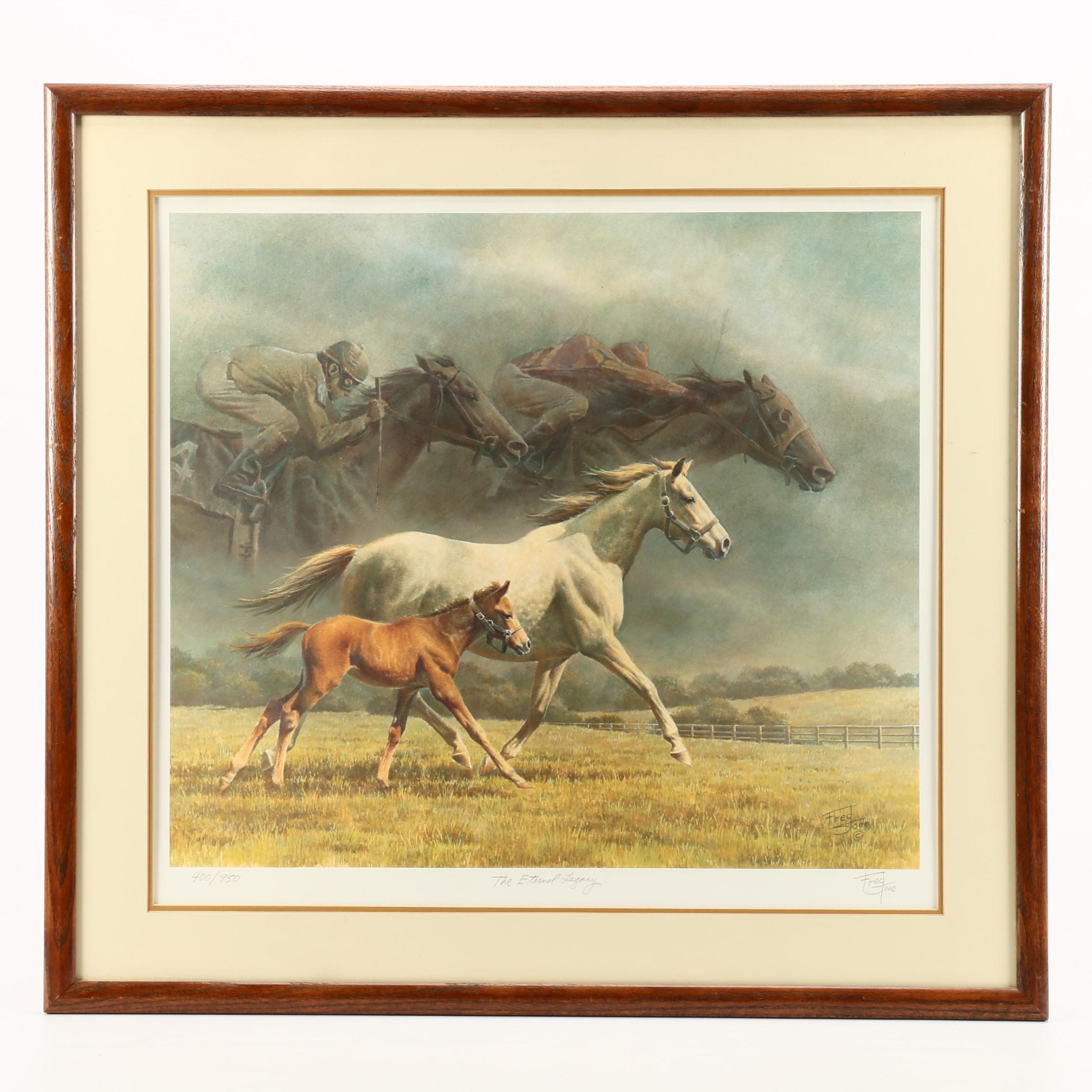 Fred Stone Limited Edition Offset Lithograph "The Eternal Legacy"