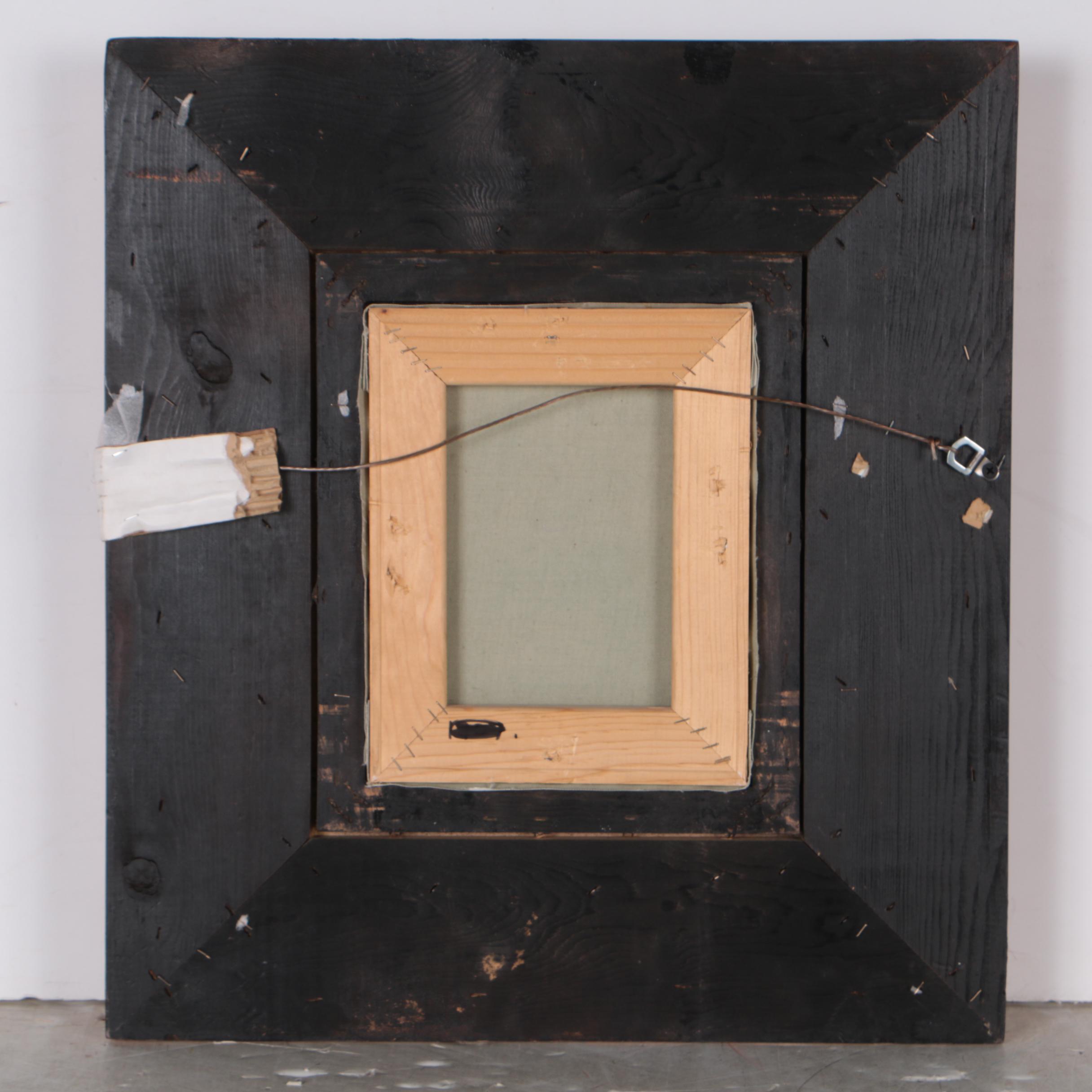 C. Swanson Oil Painting of Rabbits