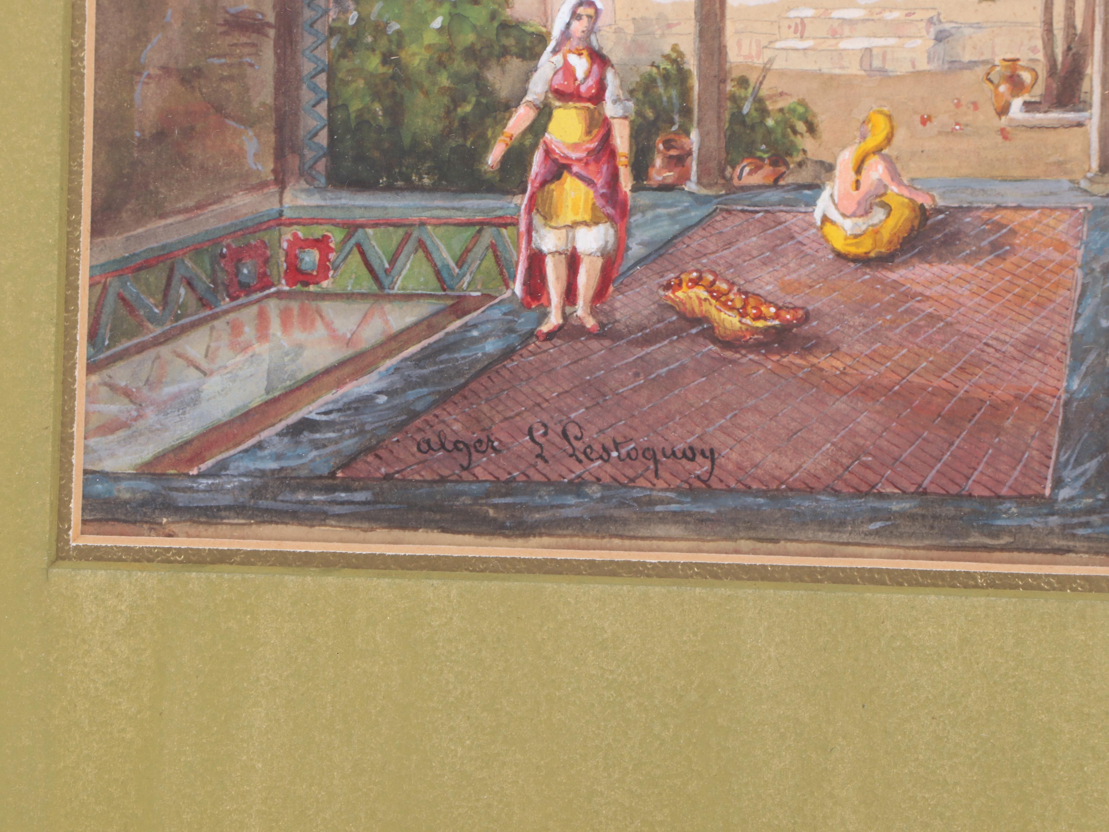 20th Century Watercolor Paintings