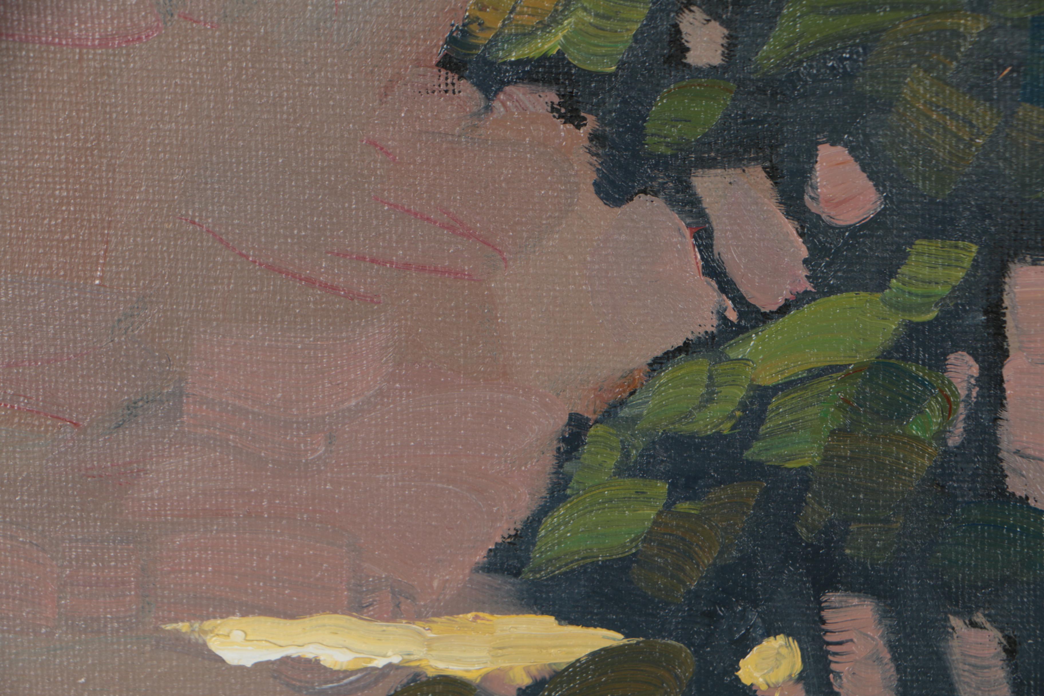 William Hawkins Landscape Oil Painting