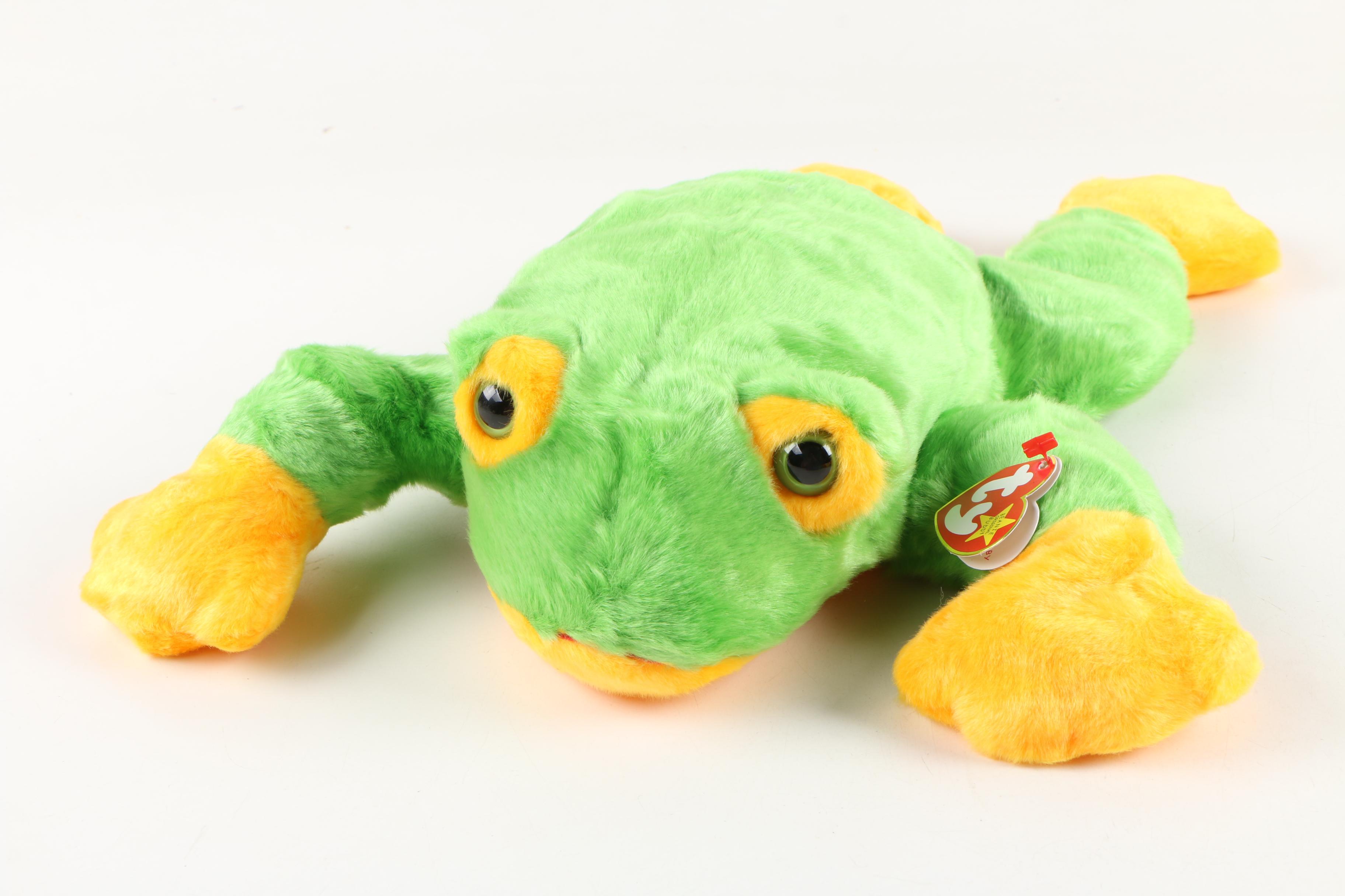 Ty Beanie Buddy Stuffed Toys featuring "Digger" and "Inch"