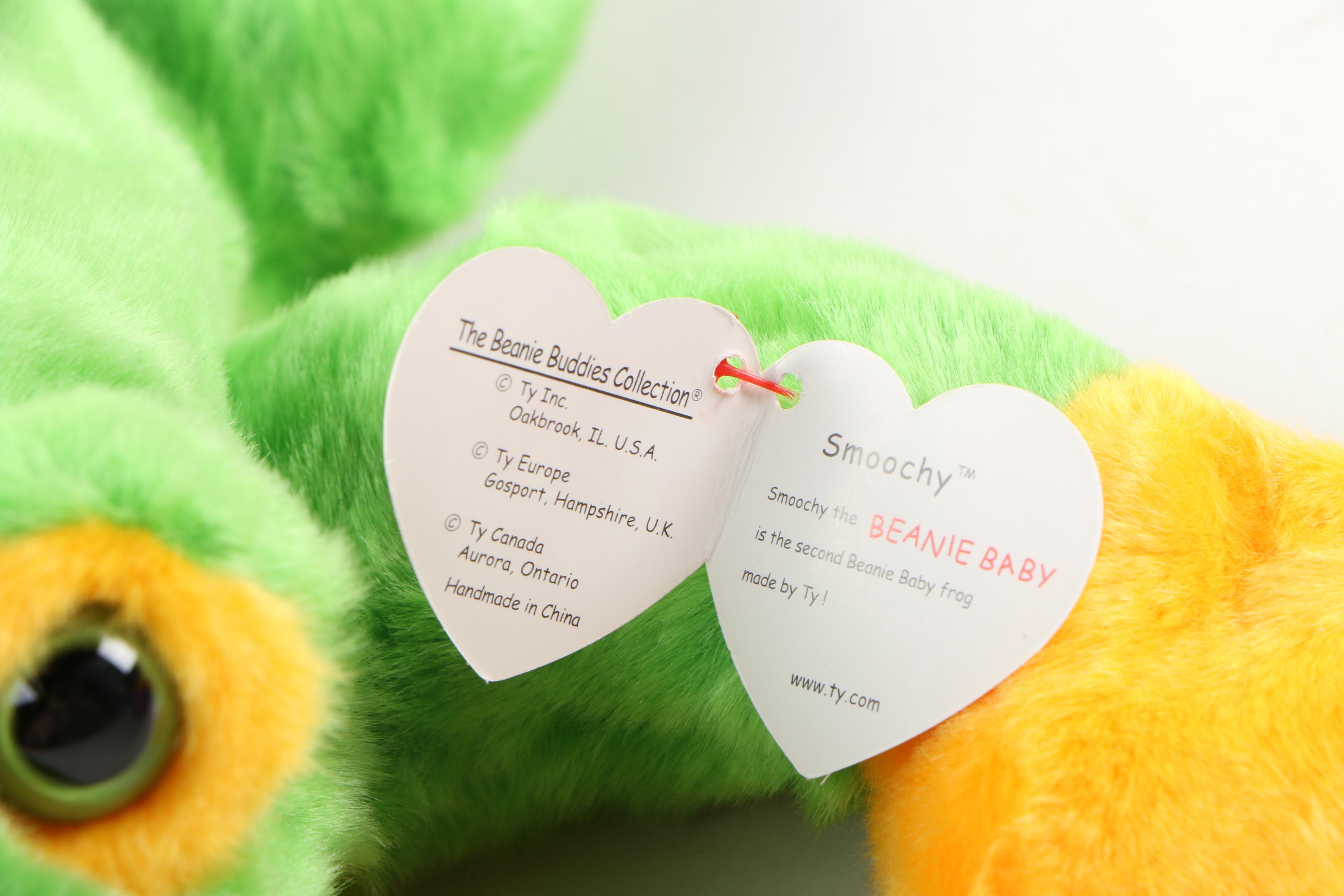 Ty Beanie Buddy Stuffed Toys featuring "Digger" and "Inch"