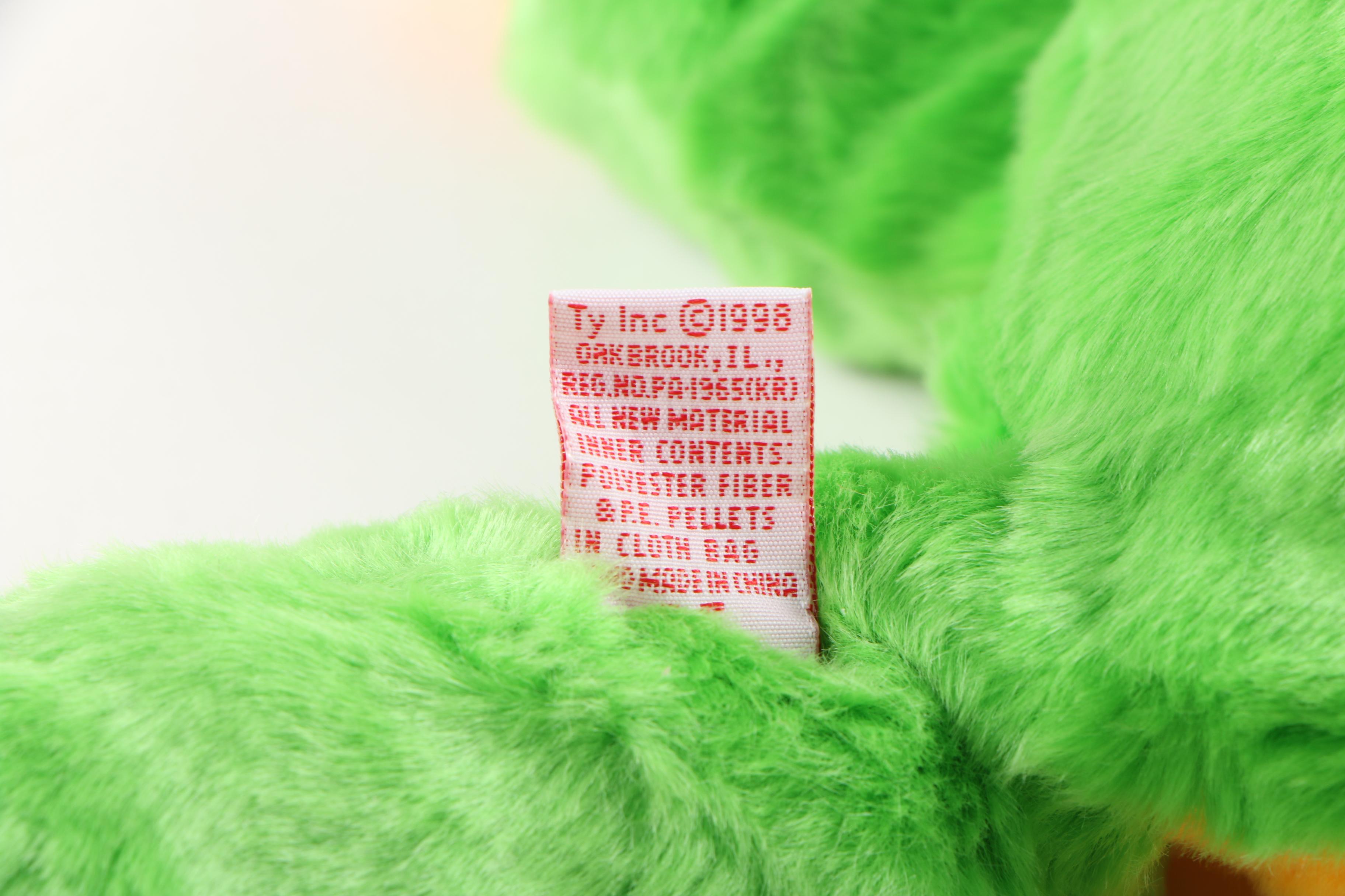 Ty Beanie Buddy Stuffed Toys featuring "Digger" and "Inch"