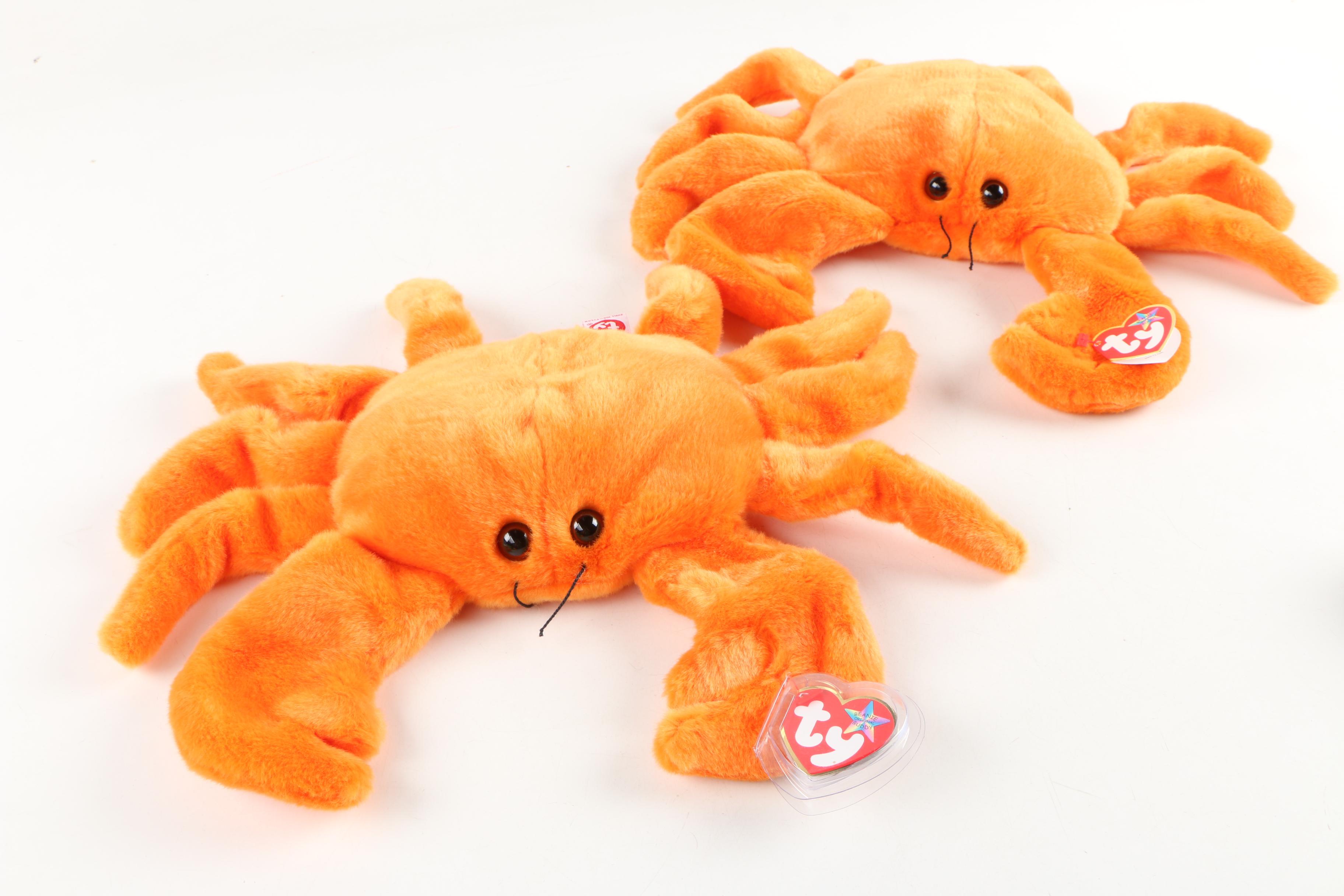 Ty Beanie Buddy Stuffed Toys featuring "Digger" and "Inch"