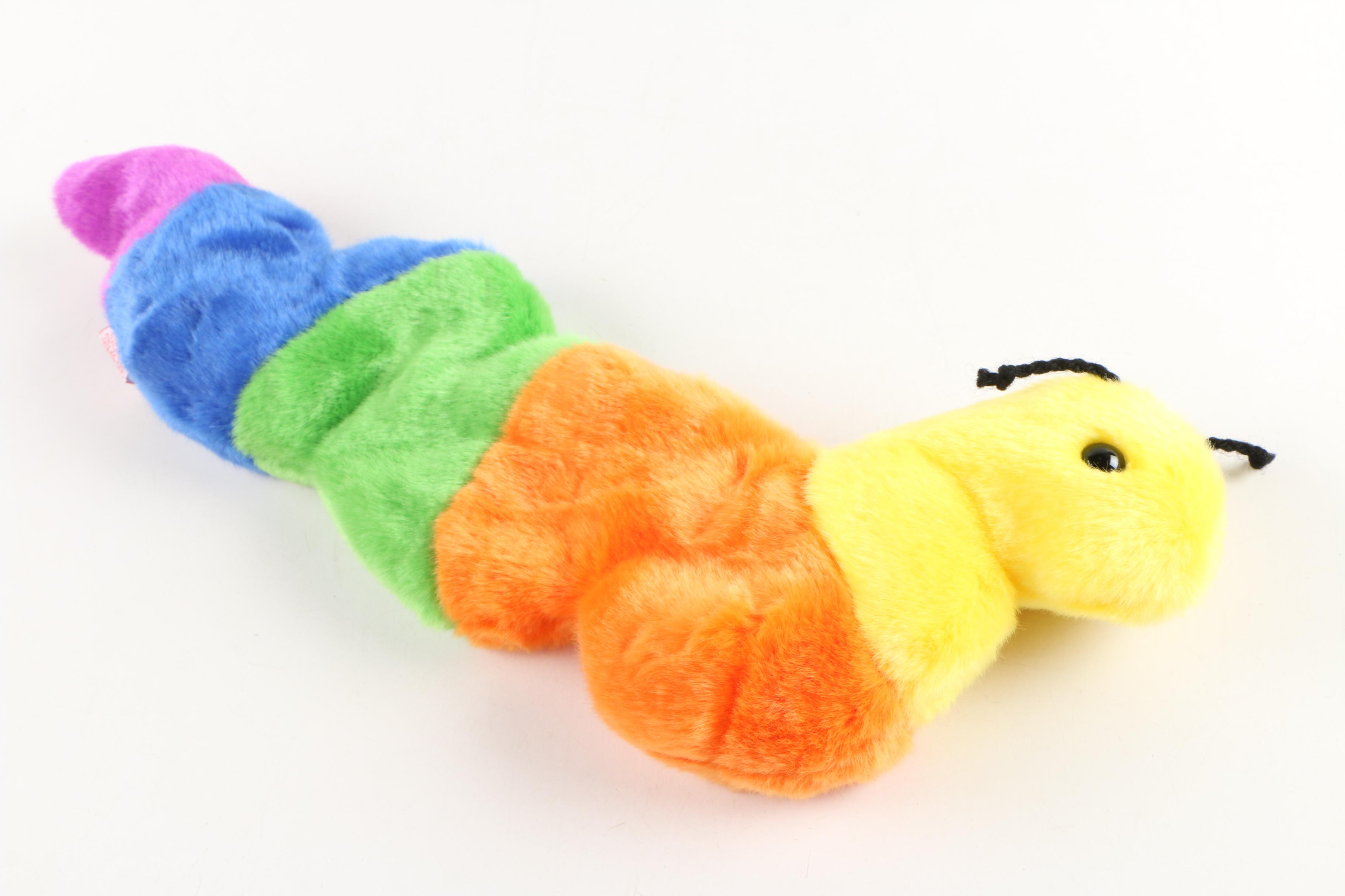 Ty Beanie Buddy Stuffed Toys featuring "Digger" and "Inch"