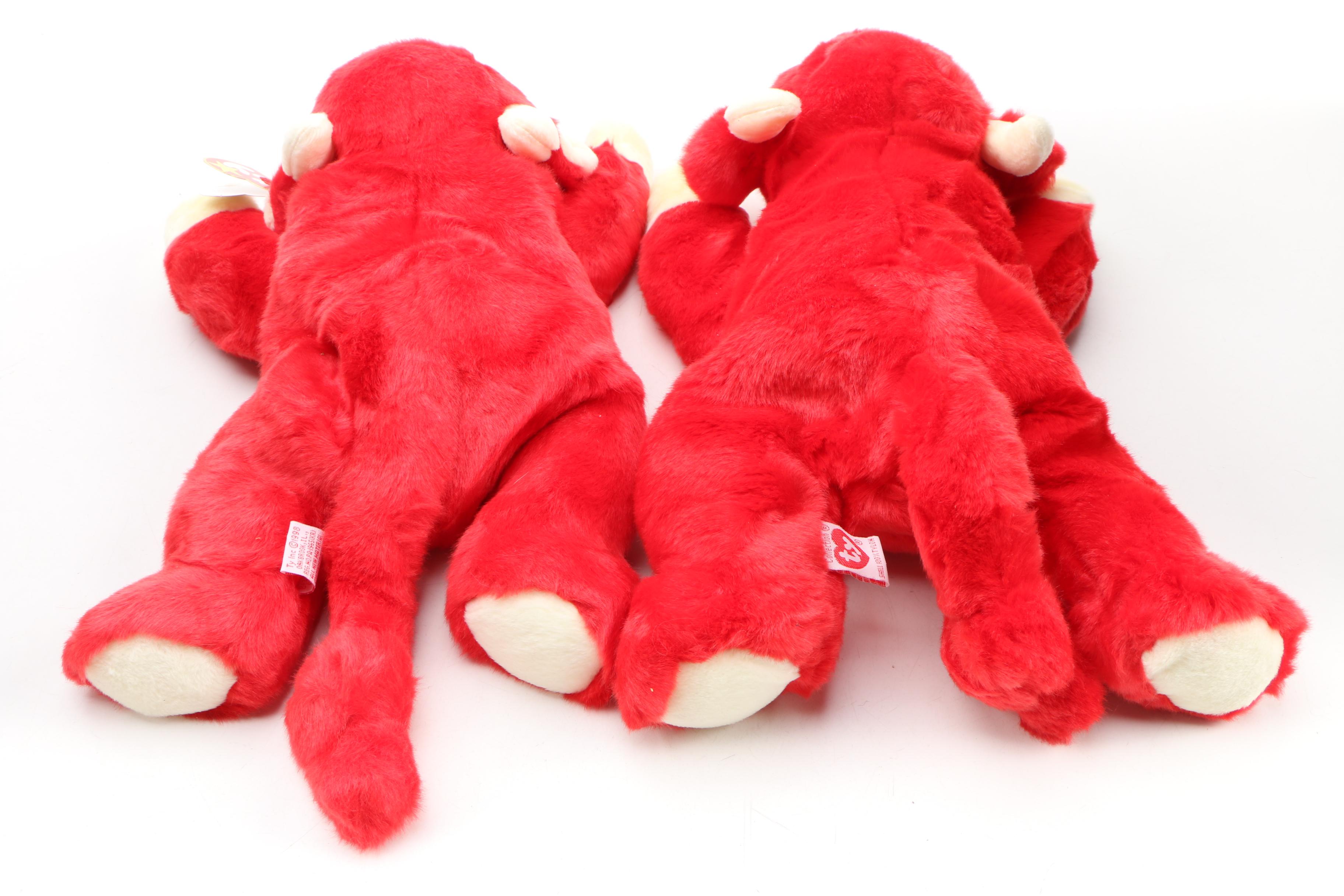 Ty Beanie Baby and Buddy "Snort" Stuffed Toys