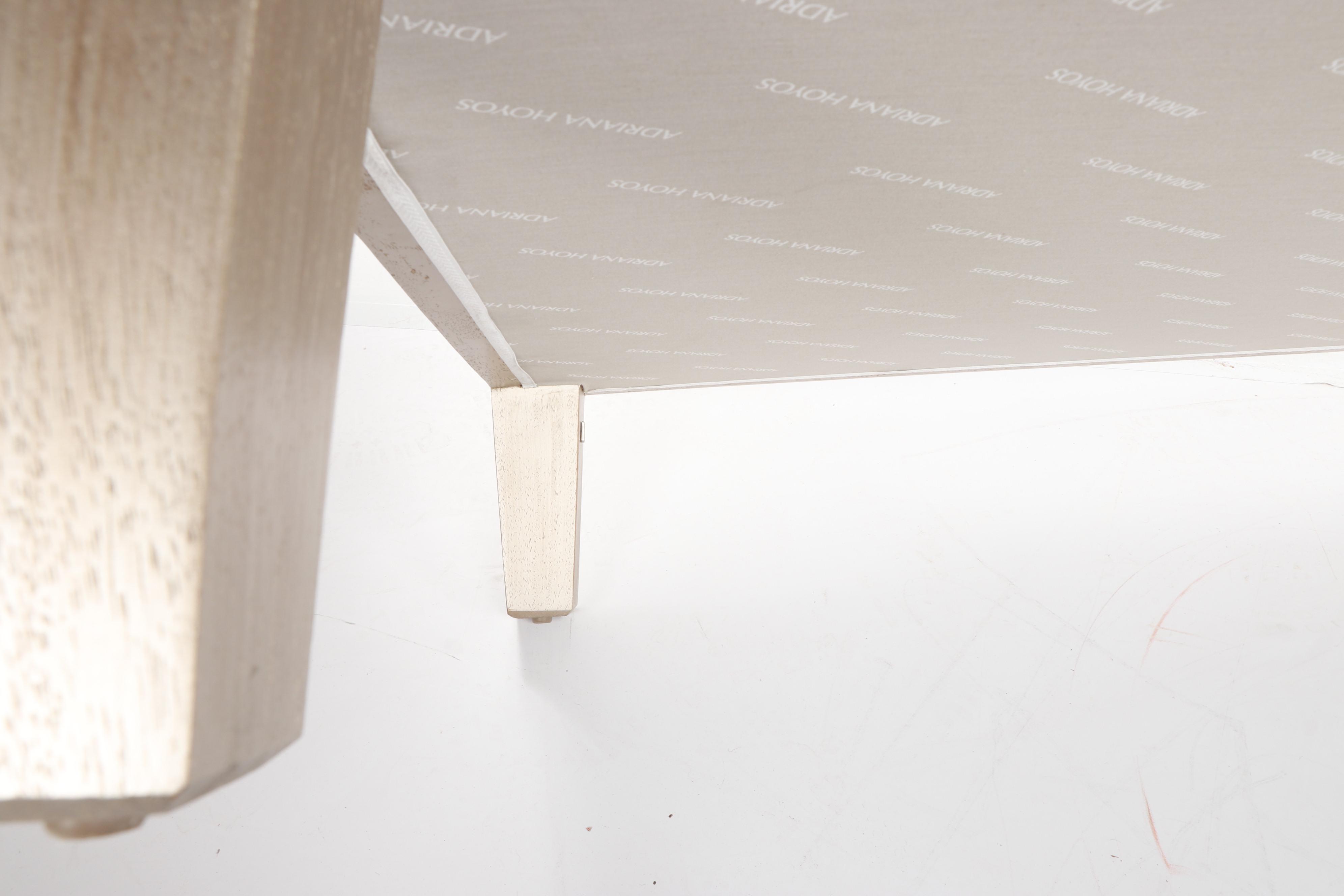 Adriana Hoyos "Chocolate" Modern Style Day Bed with Velveteen Upholstery