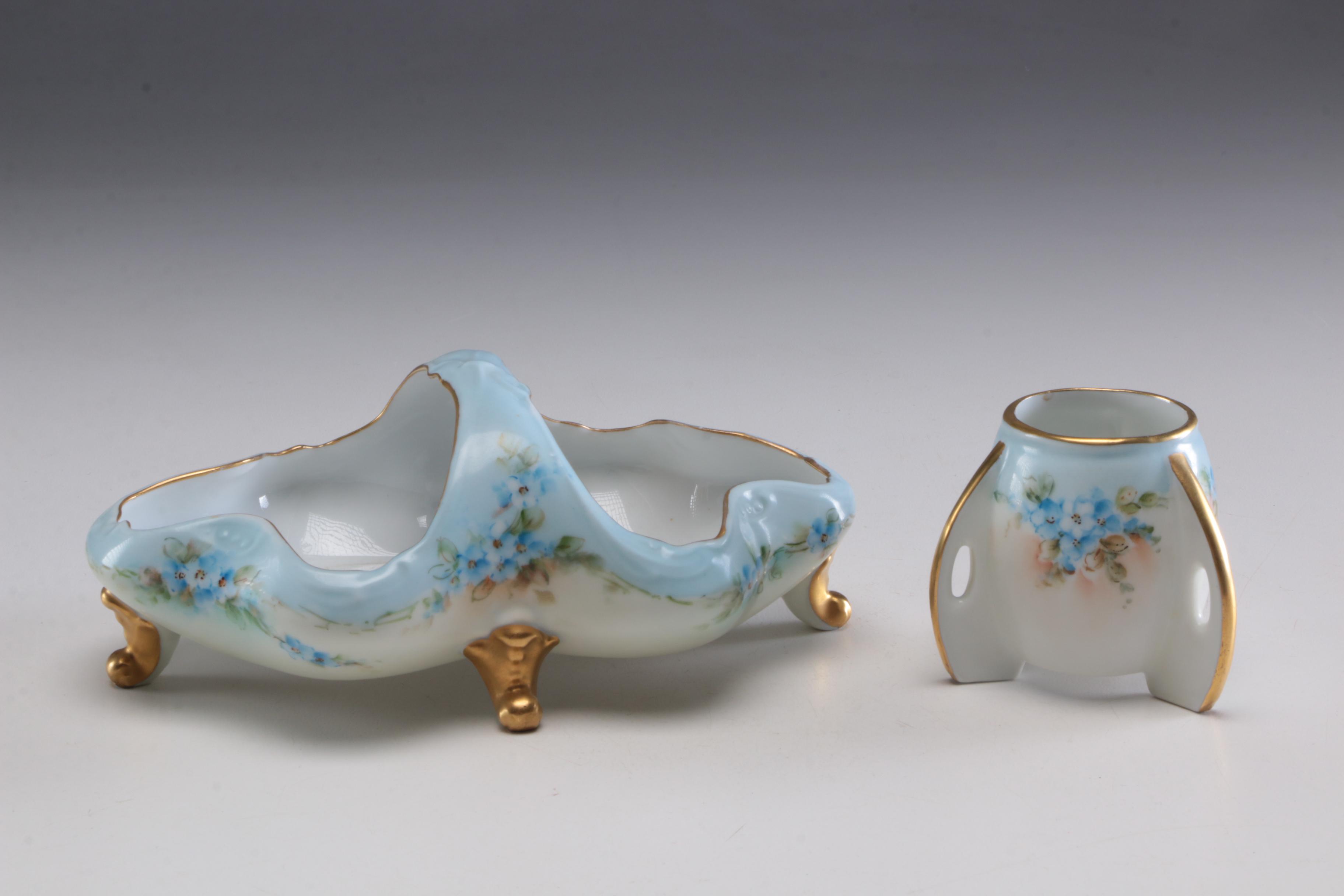 Royal Bayreuth Hand-Painted Porcelain Tableware, Early 20th Century