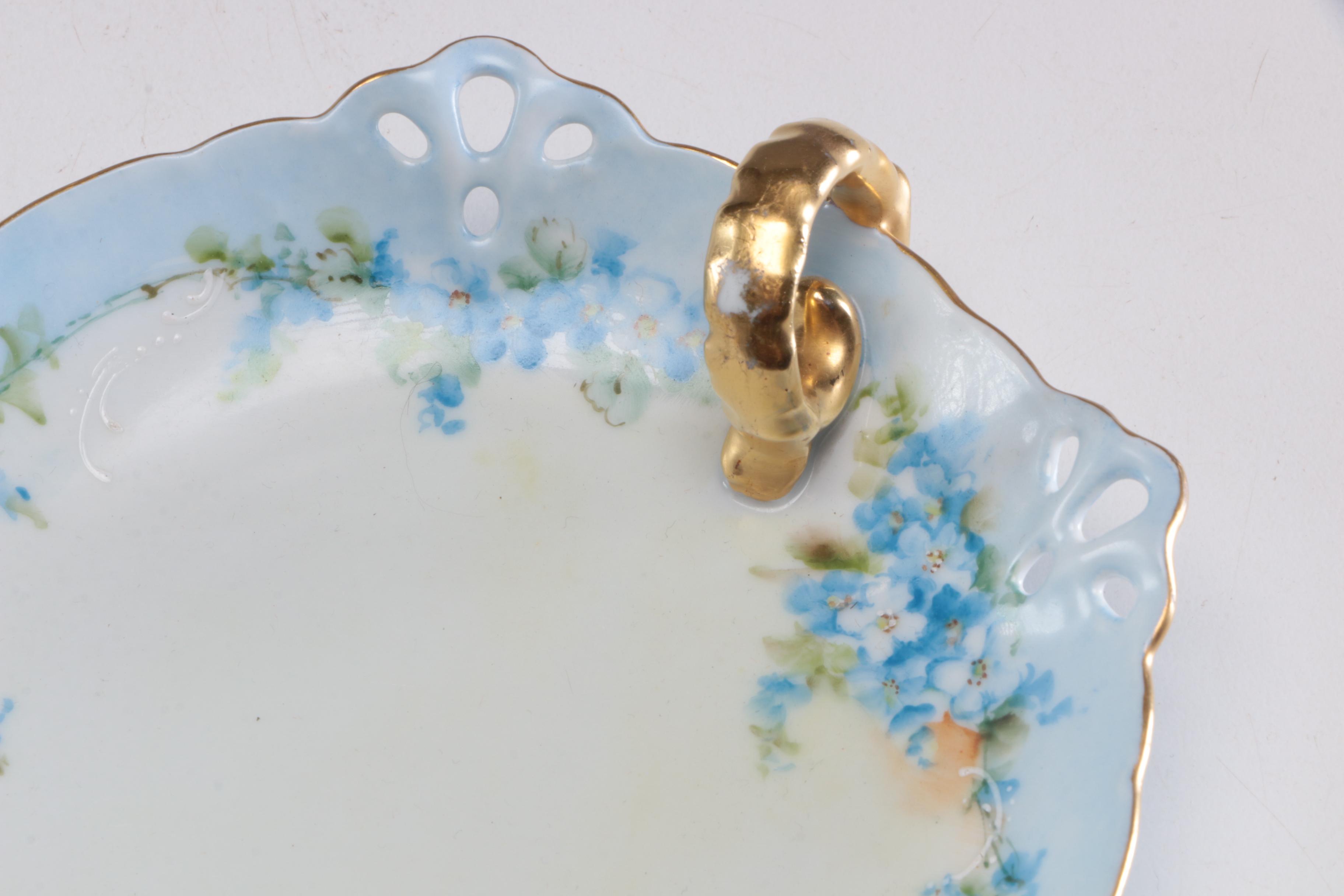 Royal Bayreuth Hand-Painted Porcelain Tableware, Early 20th Century