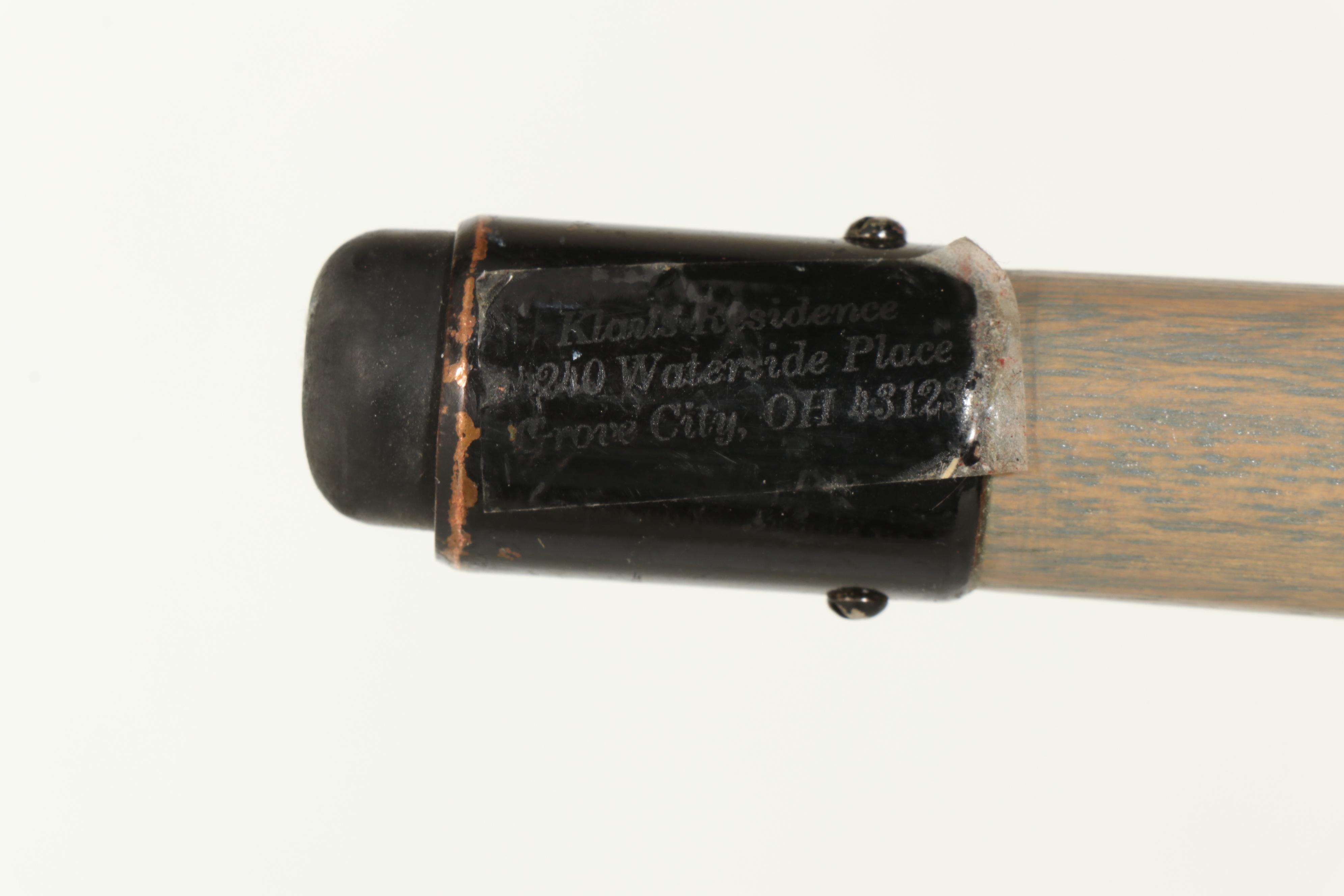 Decorative Metal Handled Wood Walking Sticks, Vintage