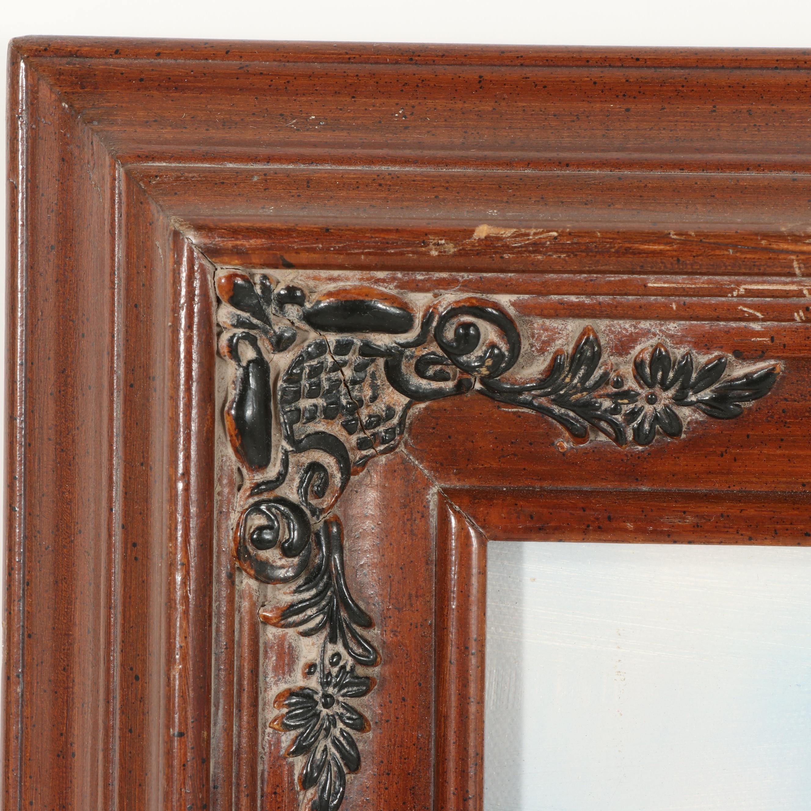 H. Wilson Oil Painting of a Winter Landscape