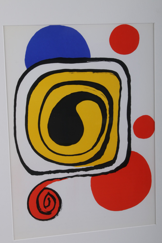 Alexander Calder Color Lithograph for "Derriere le Miroir"