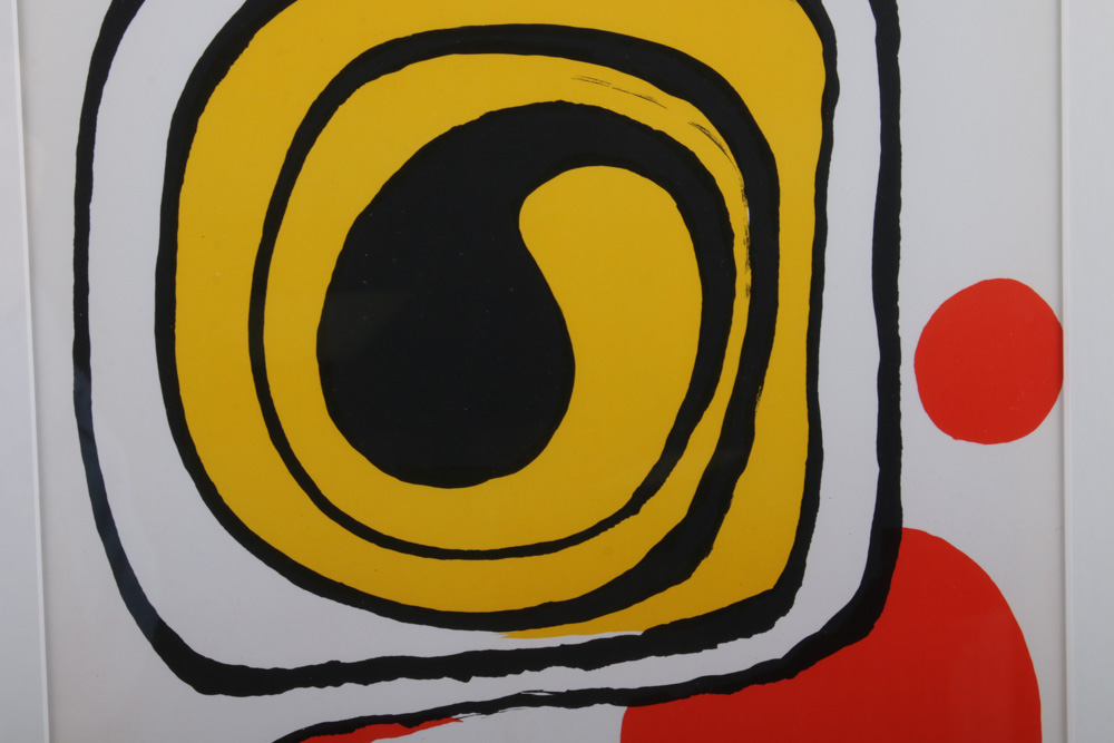 Alexander Calder Color Lithograph for "Derriere le Miroir"