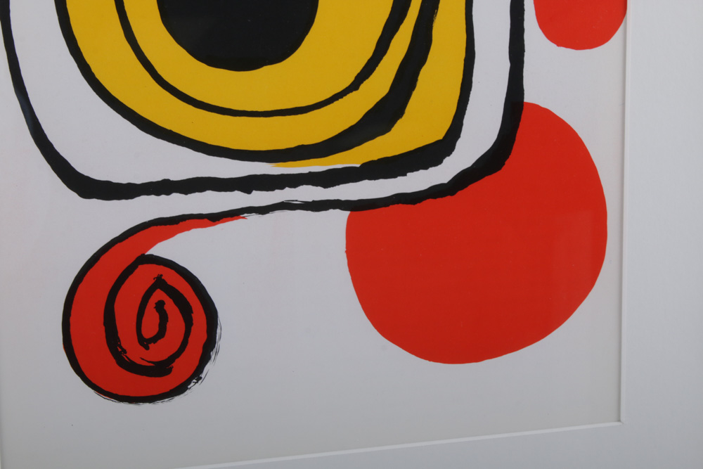 Alexander Calder Color Lithograph for "Derriere le Miroir"