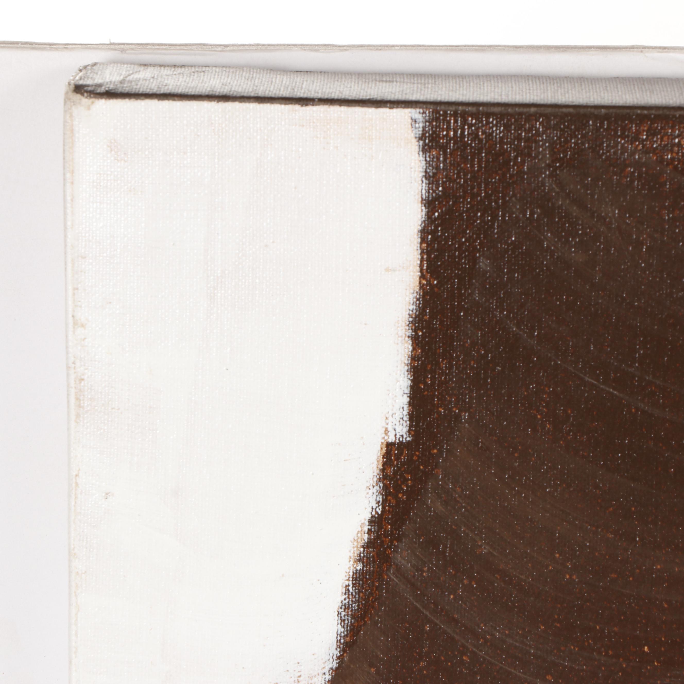 R. Atkins Large Scale Zebra Oil Painting