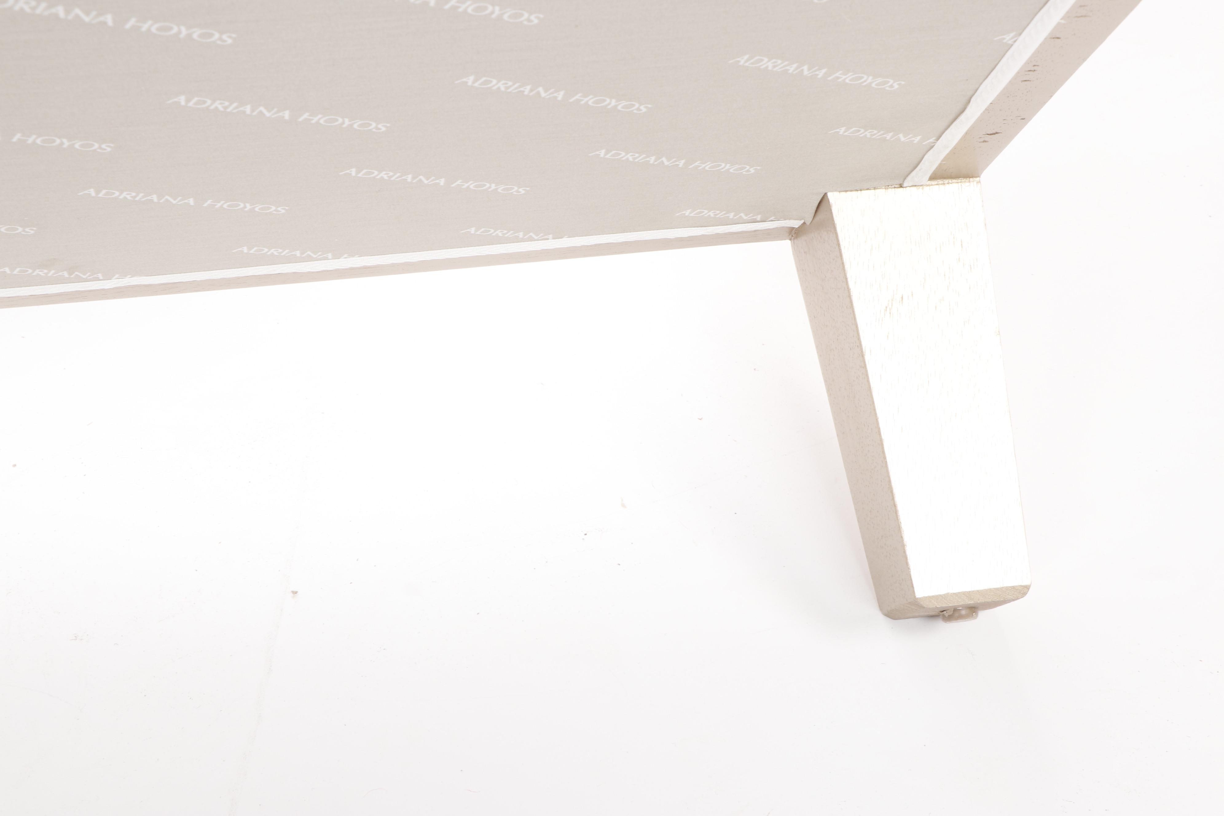 Adriana Hoyos "Chocolate" Modern Style Day Bed with Velveteen Upholstery