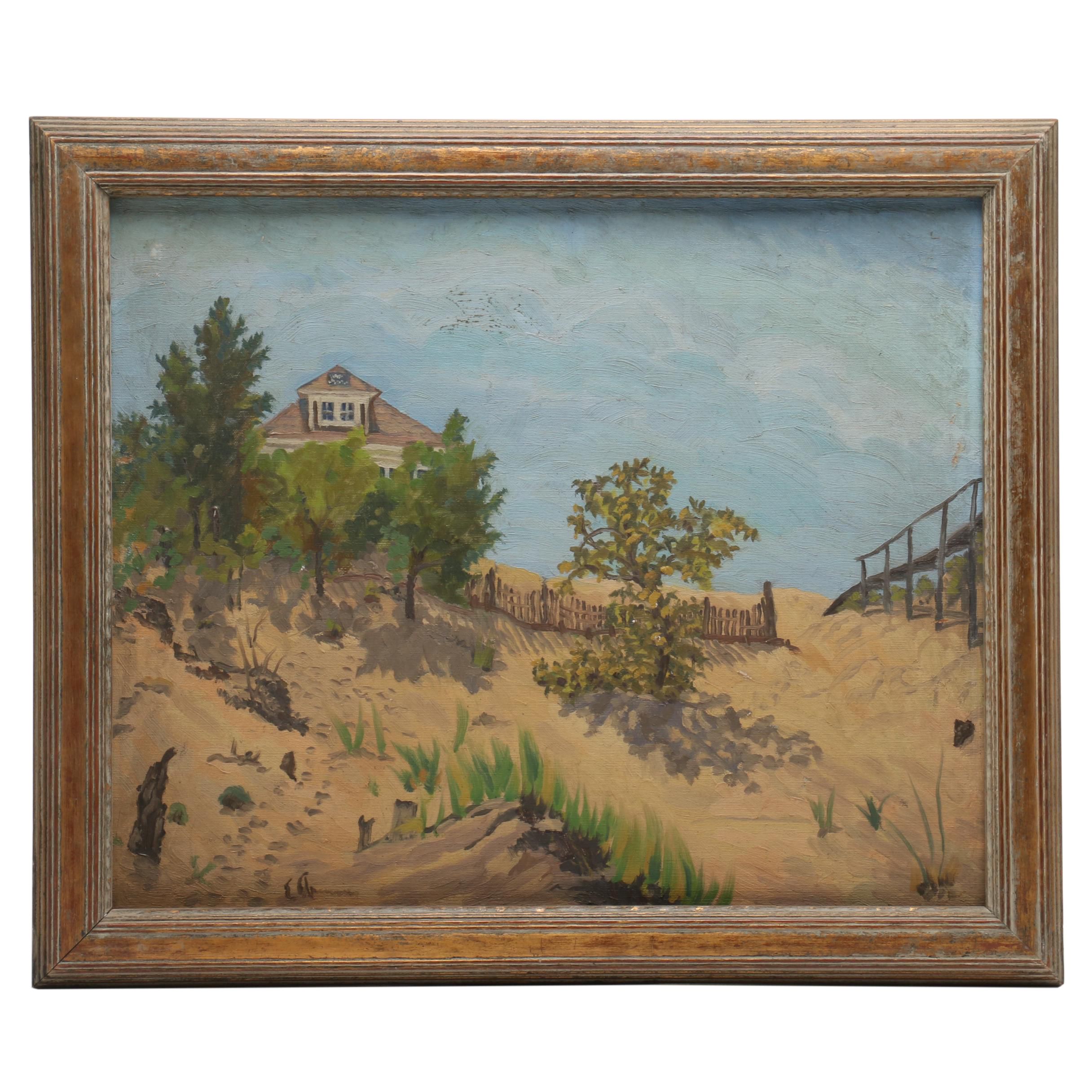 Emil Armin Oil Painting "Morning in the Dunes"