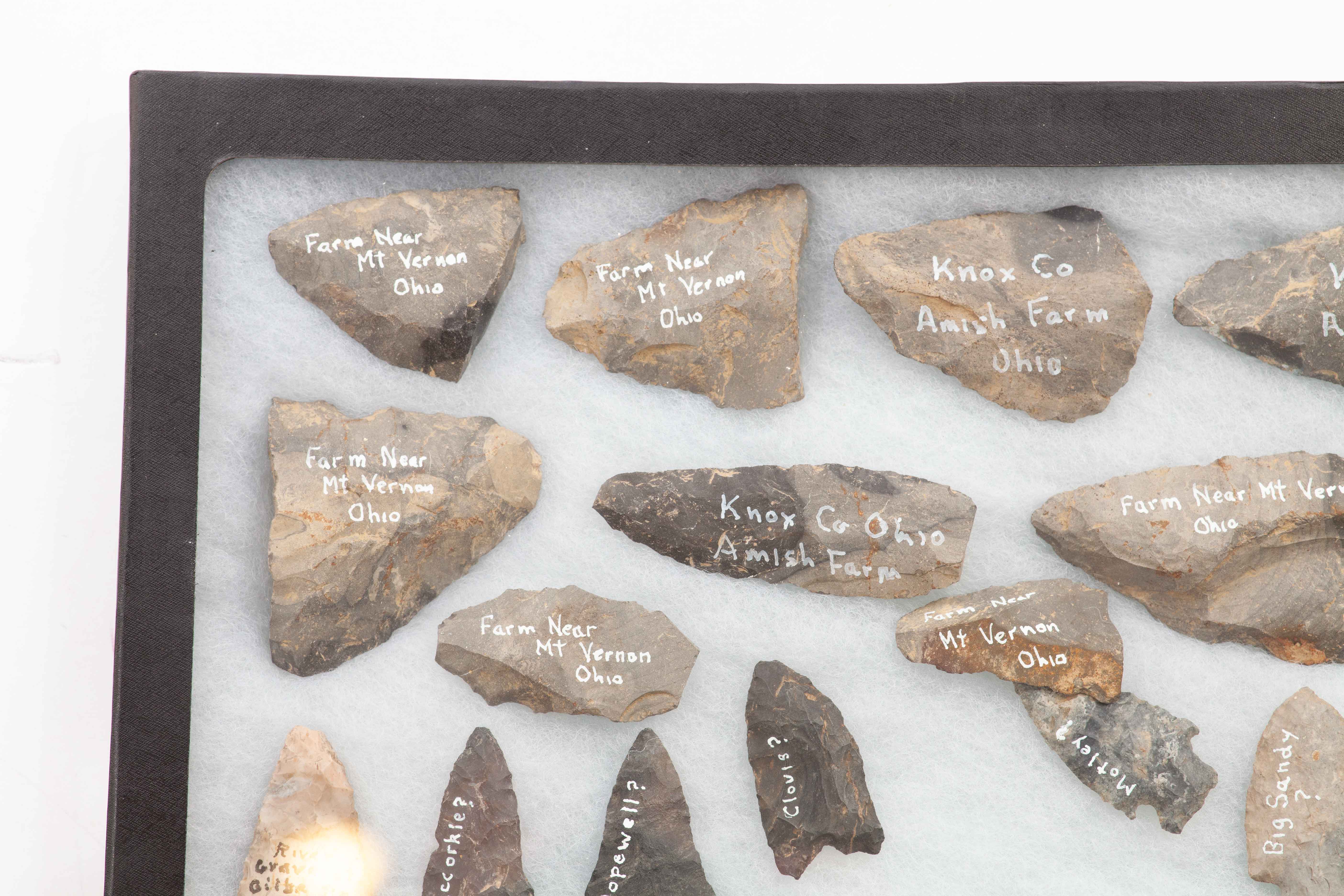 Native American projectile Points and Bifacial Tools