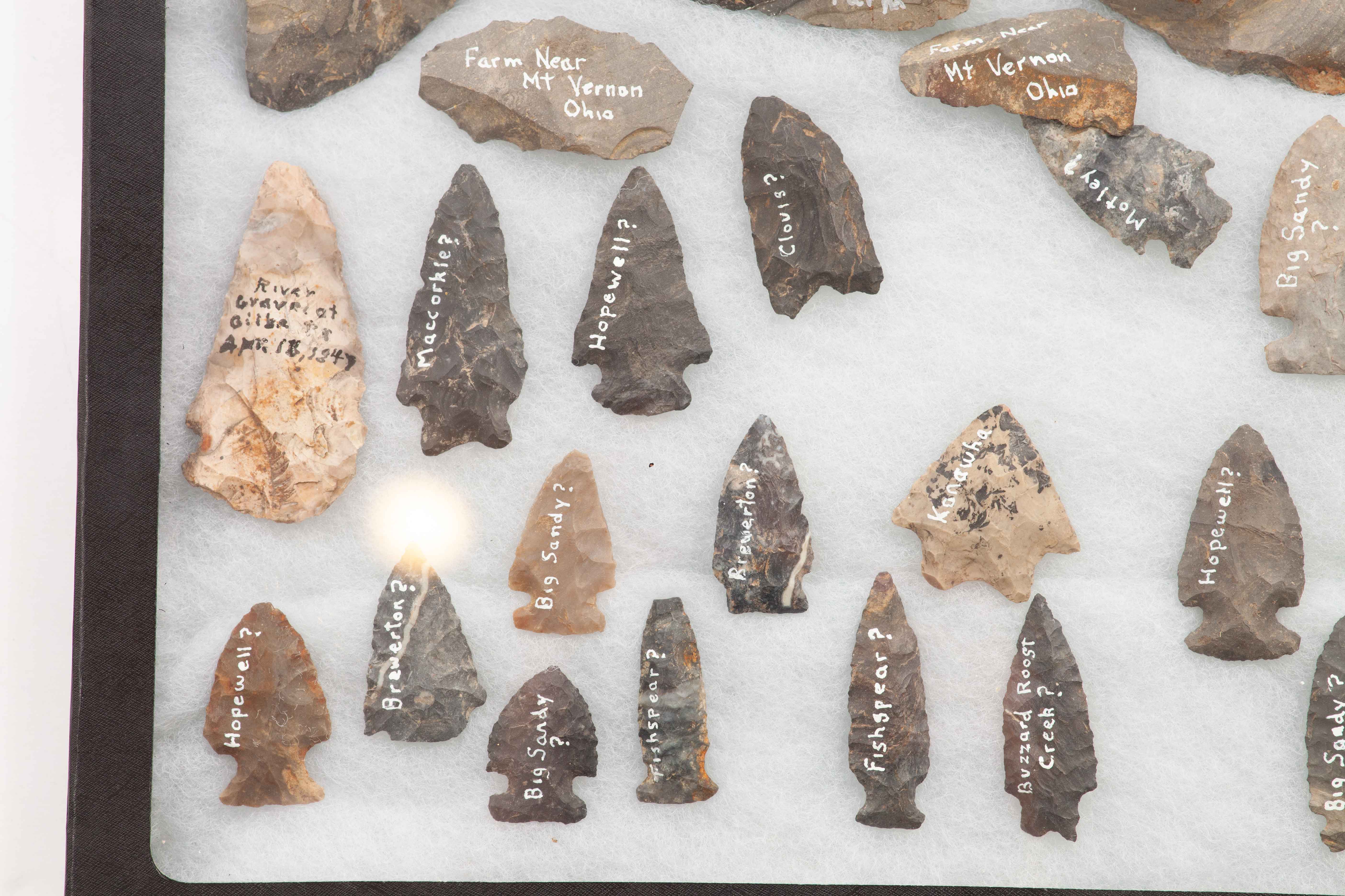 Native American projectile Points and Bifacial Tools