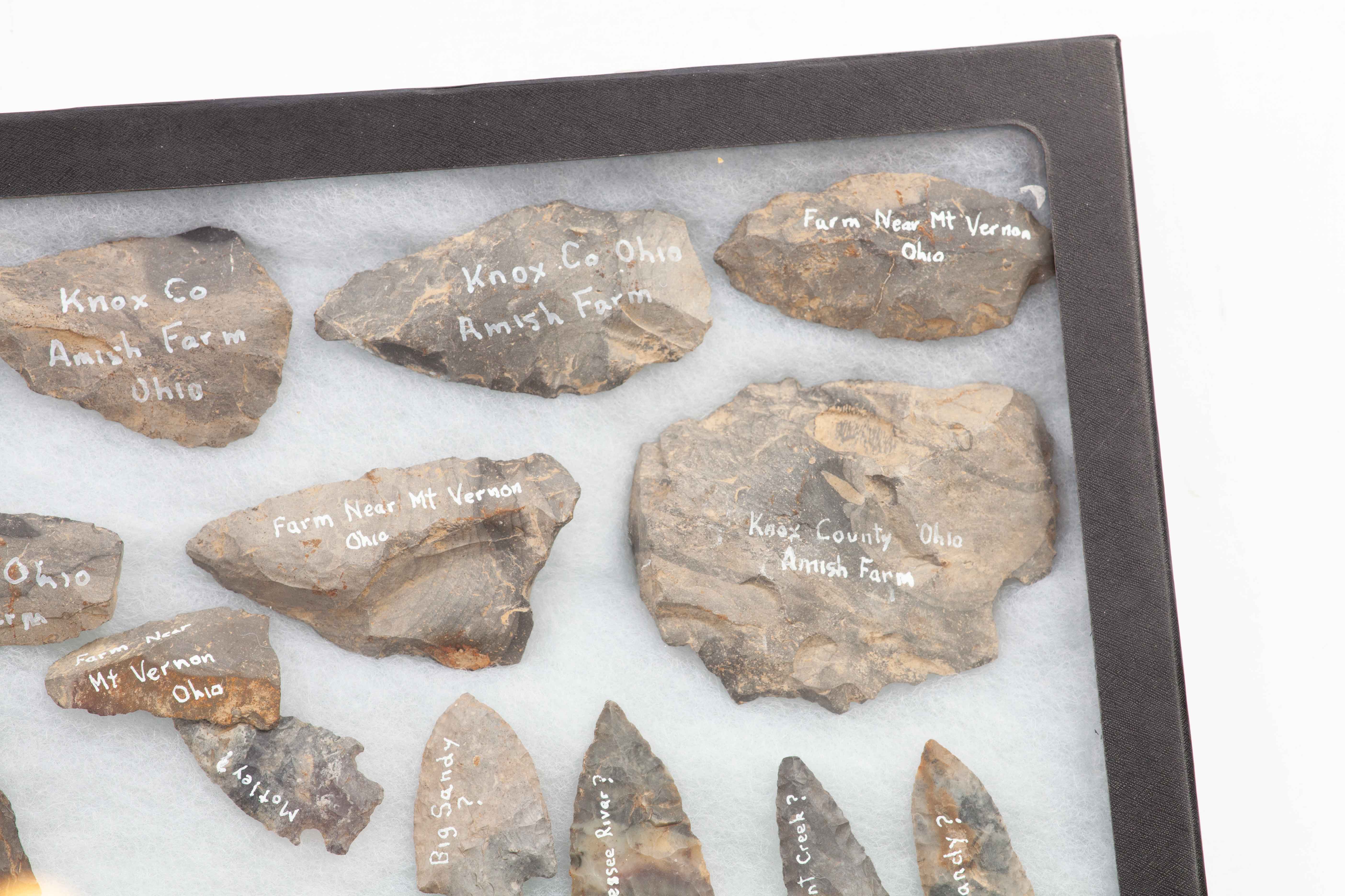 Native American projectile Points and Bifacial Tools