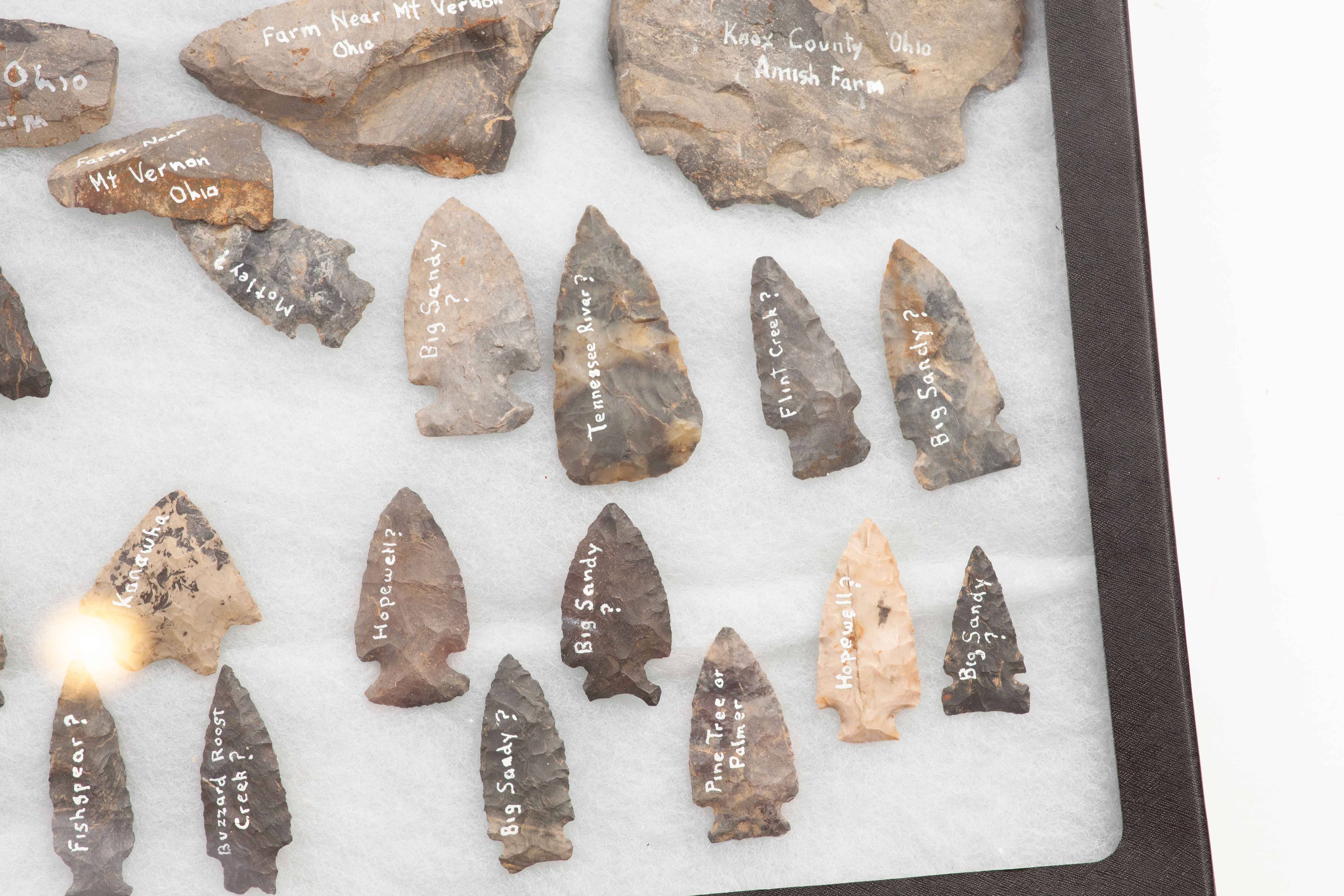 Native American projectile Points and Bifacial Tools