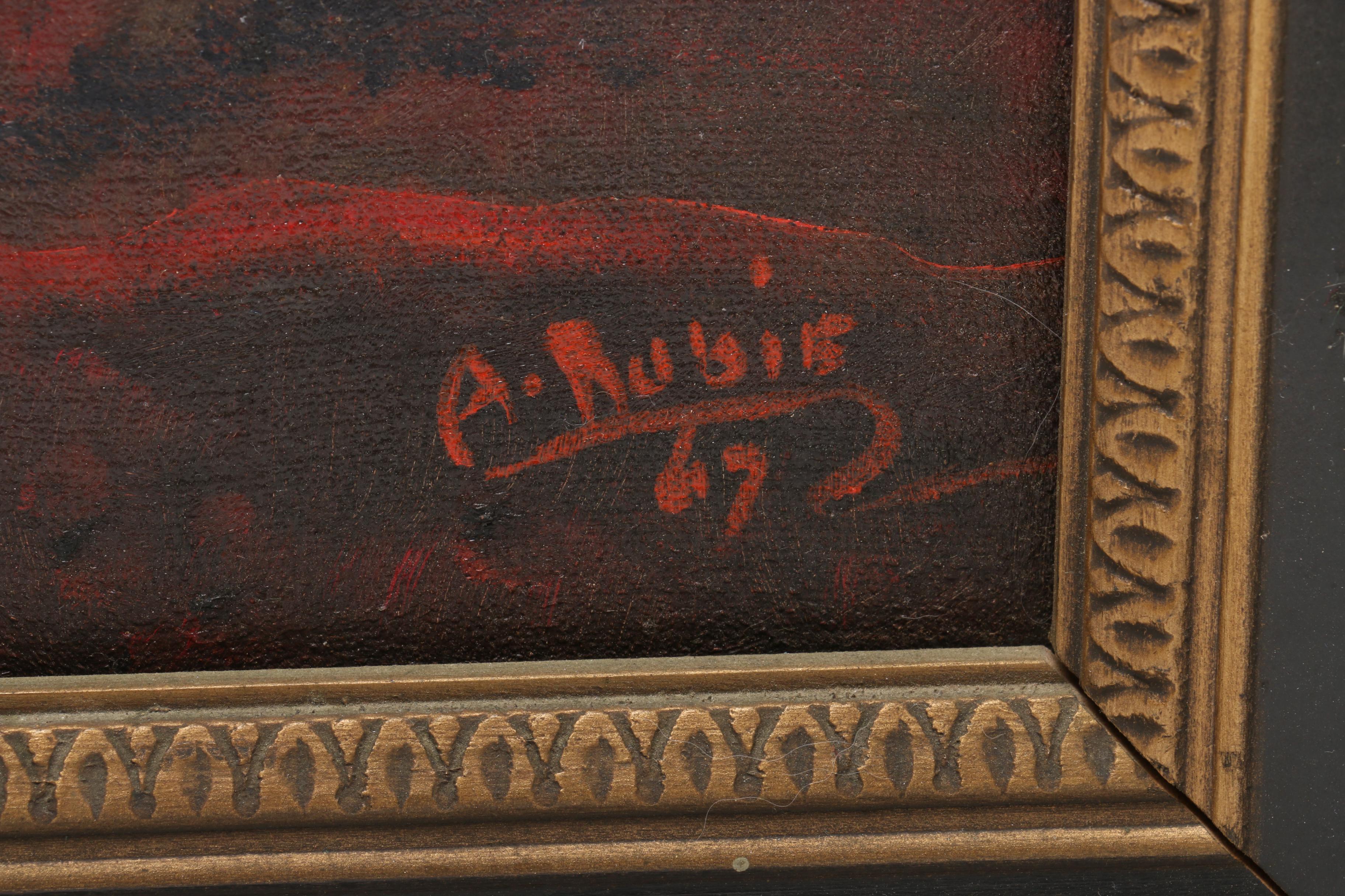 A. Rubie Landscape Oil Painting of Grand Canyon