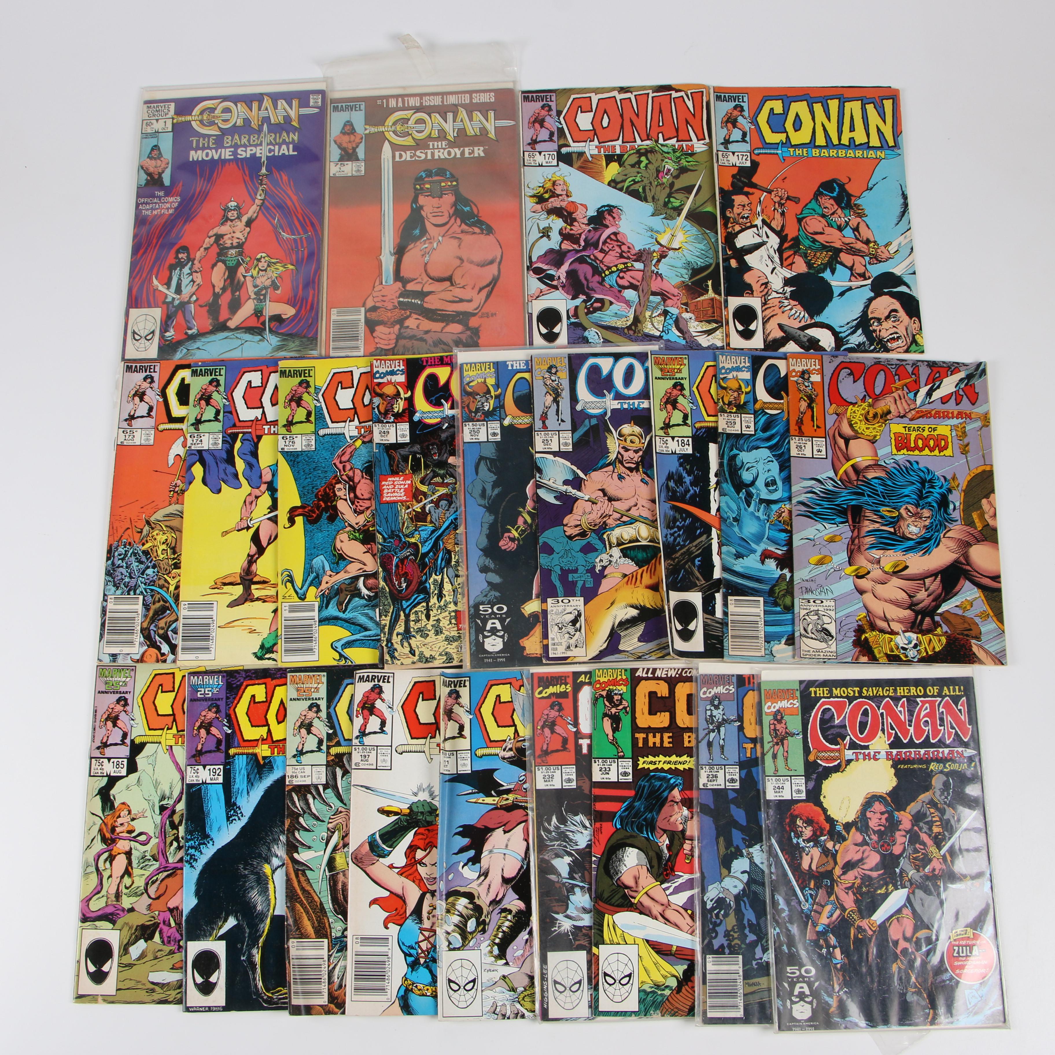 Marvel "Conan the Barbarian" Comics, 1980s and 1990s