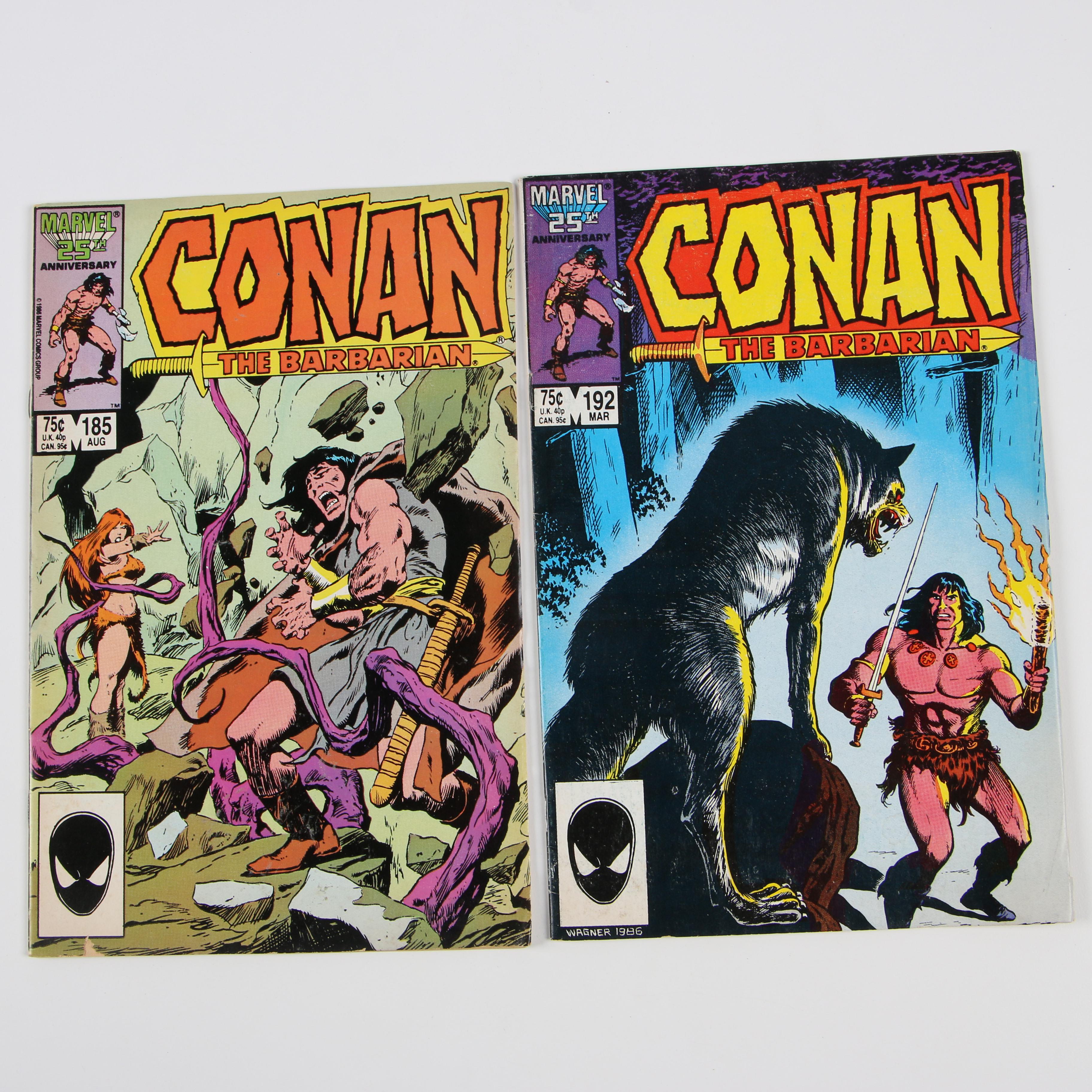 Marvel "Conan the Barbarian" Comics, 1980s and 1990s