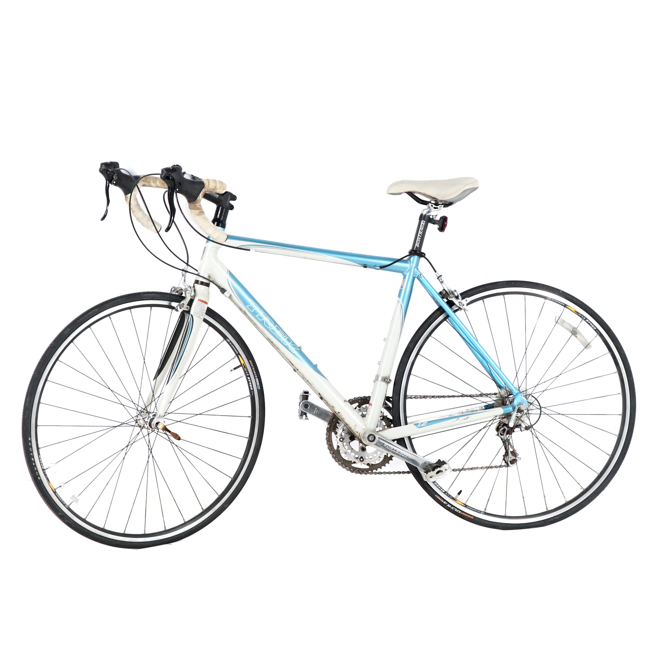 Trek 1.2 Alpha Aluminum Bontrager 56CM Road Bike with CycleOps Trainer