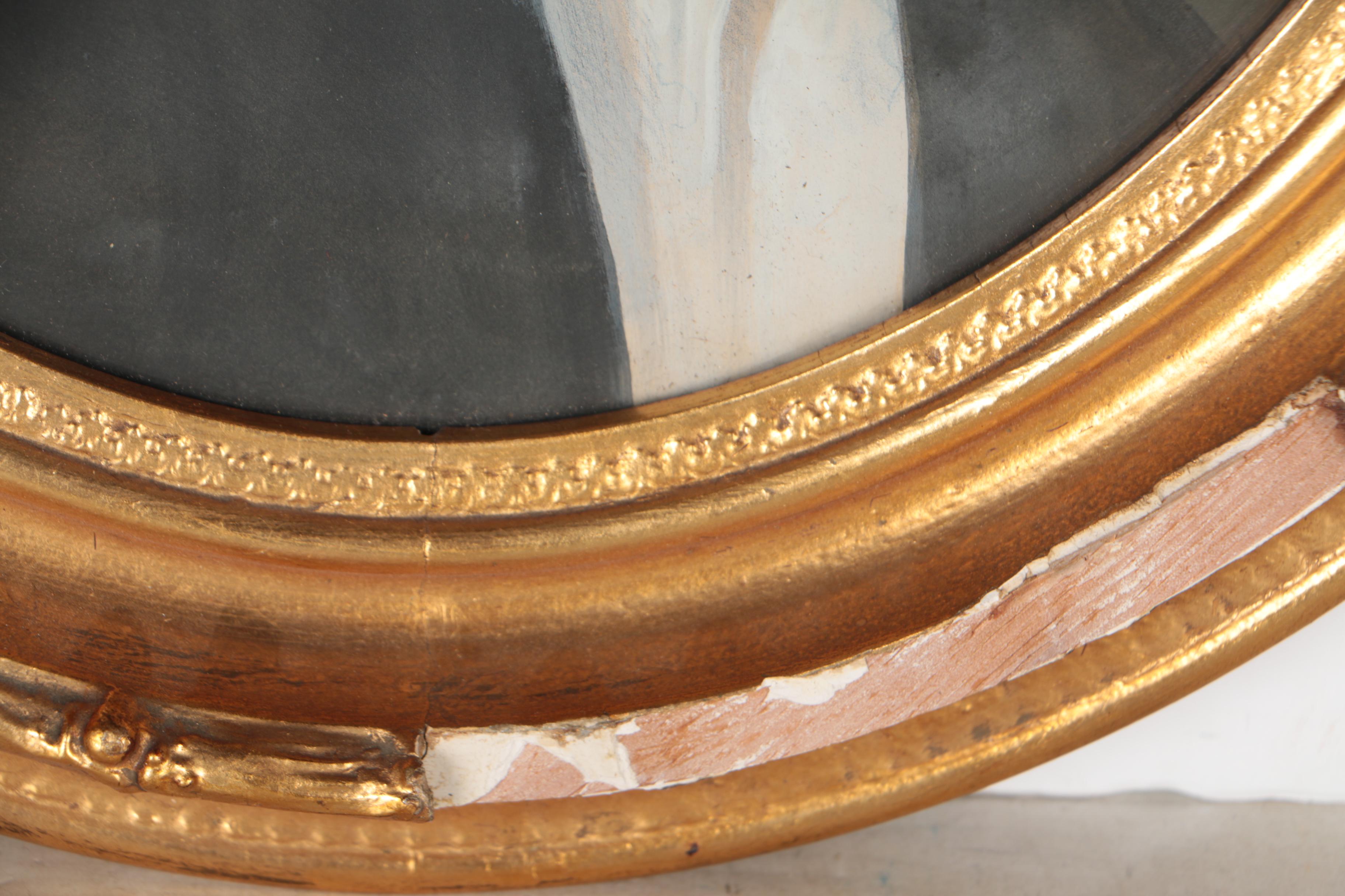 Gouache Painted Currier and Ives Lithograph "George Washington"