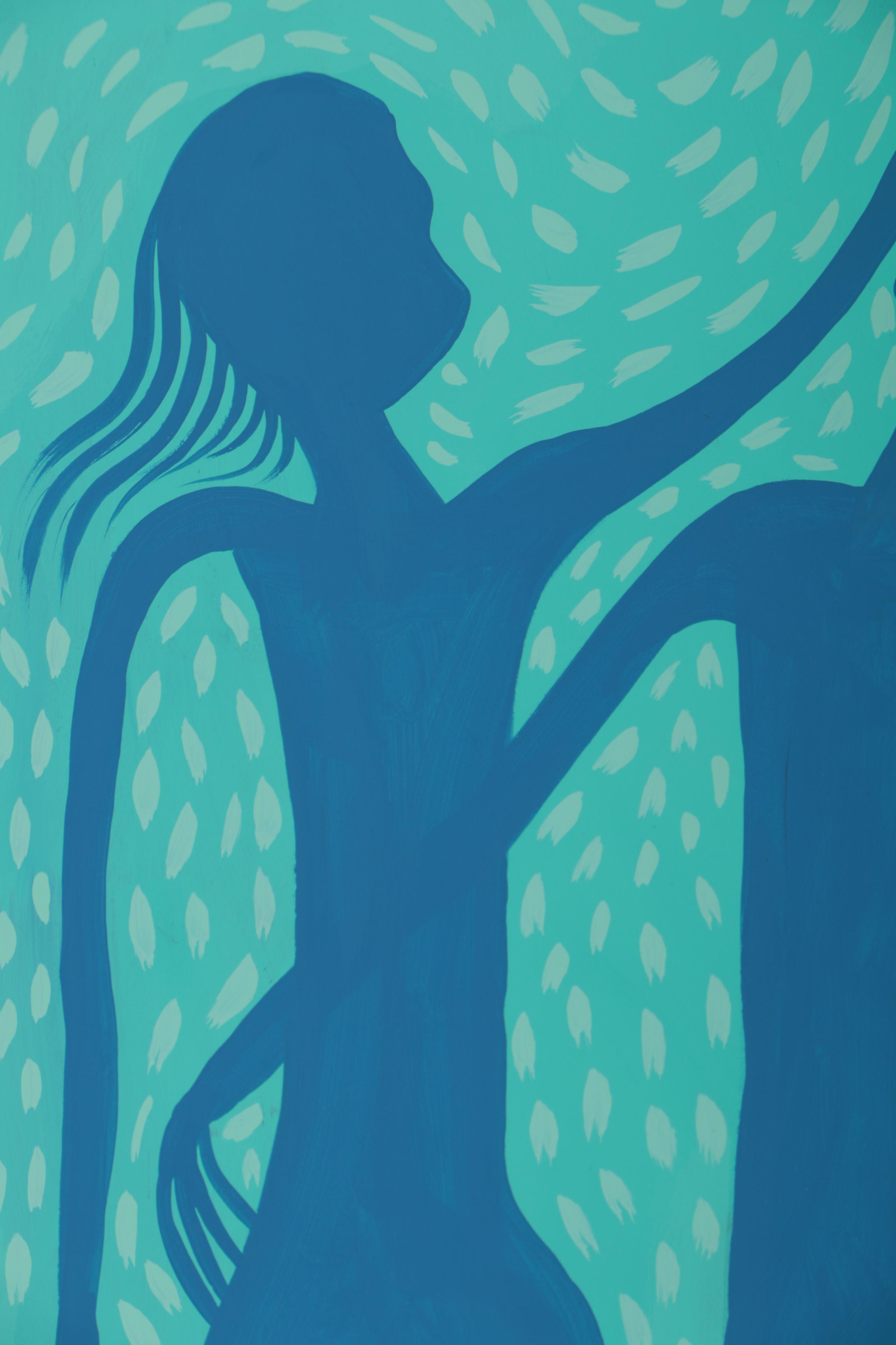 Jackie Underwood Folk Art Acrylic Painting