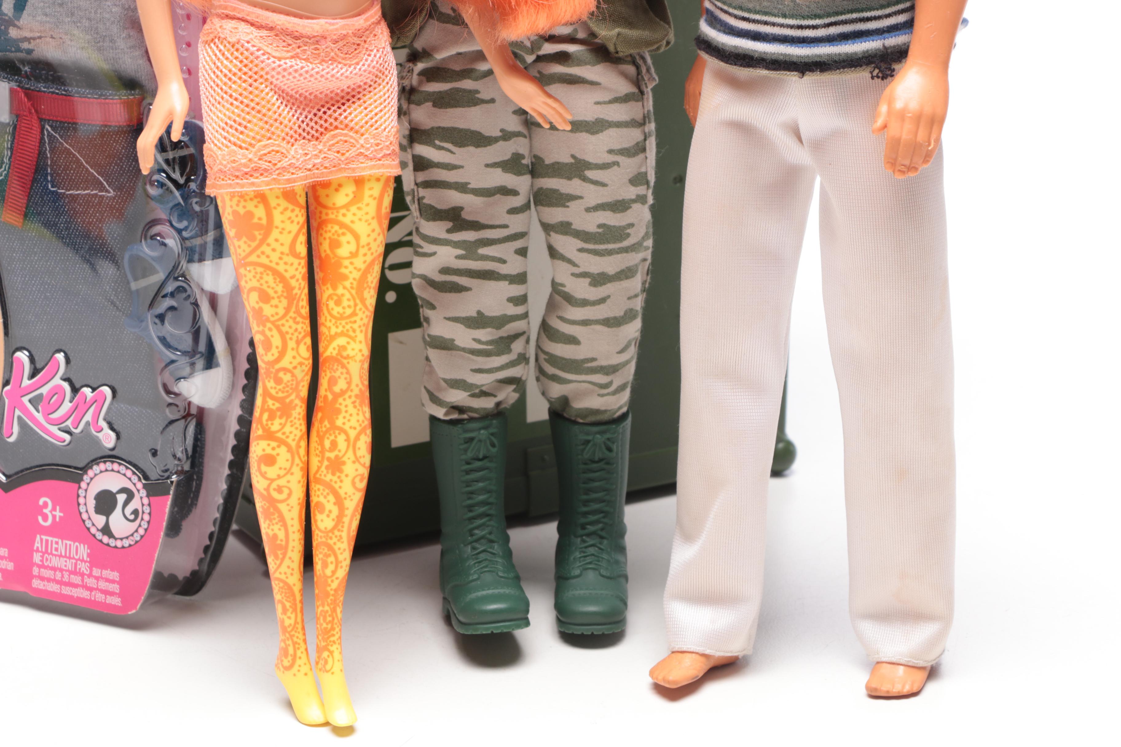 1964 Mattel Ken Doll, Hasbro G.I. Joe and Other Action Figure