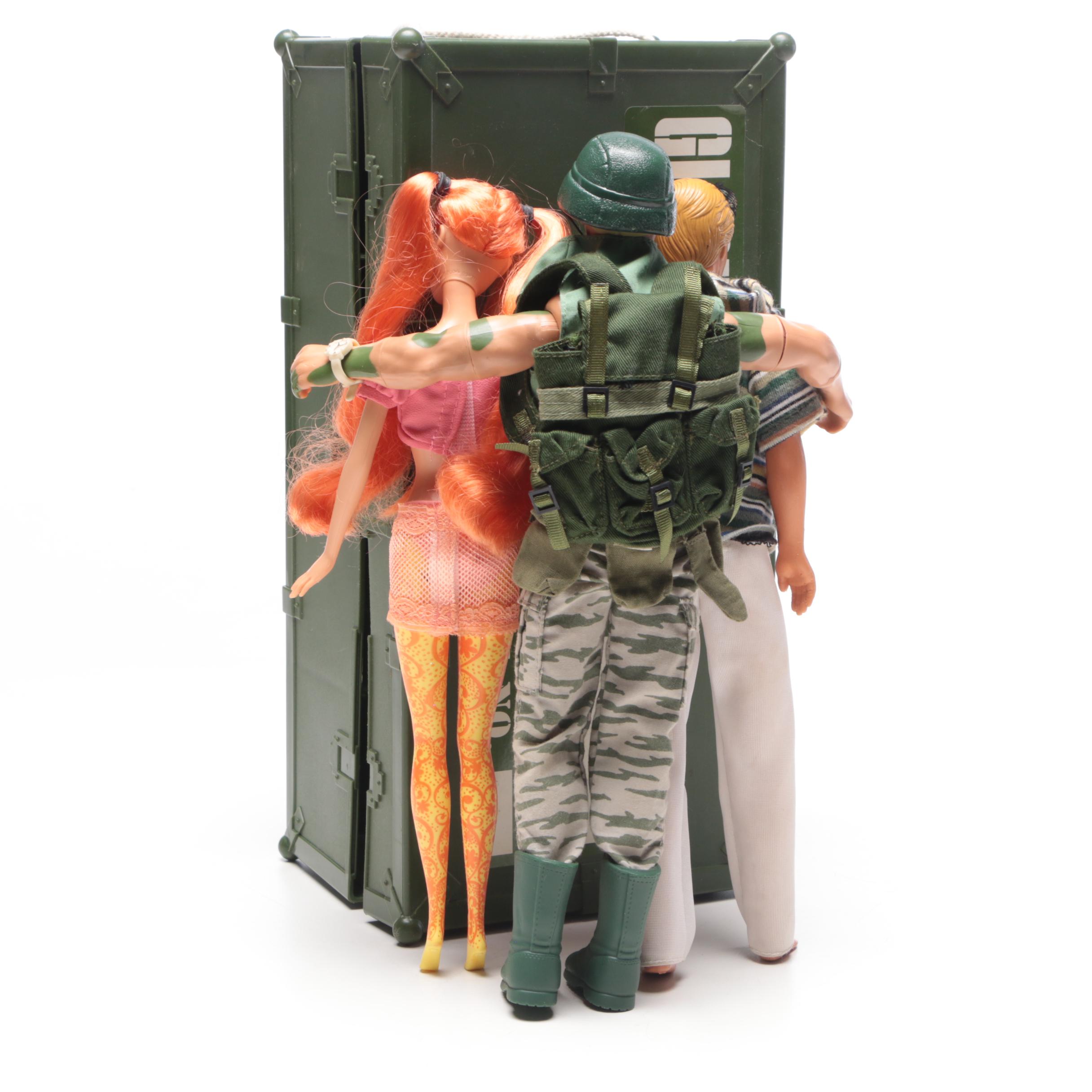 1964 Mattel Ken Doll, Hasbro G.I. Joe and Other Action Figure