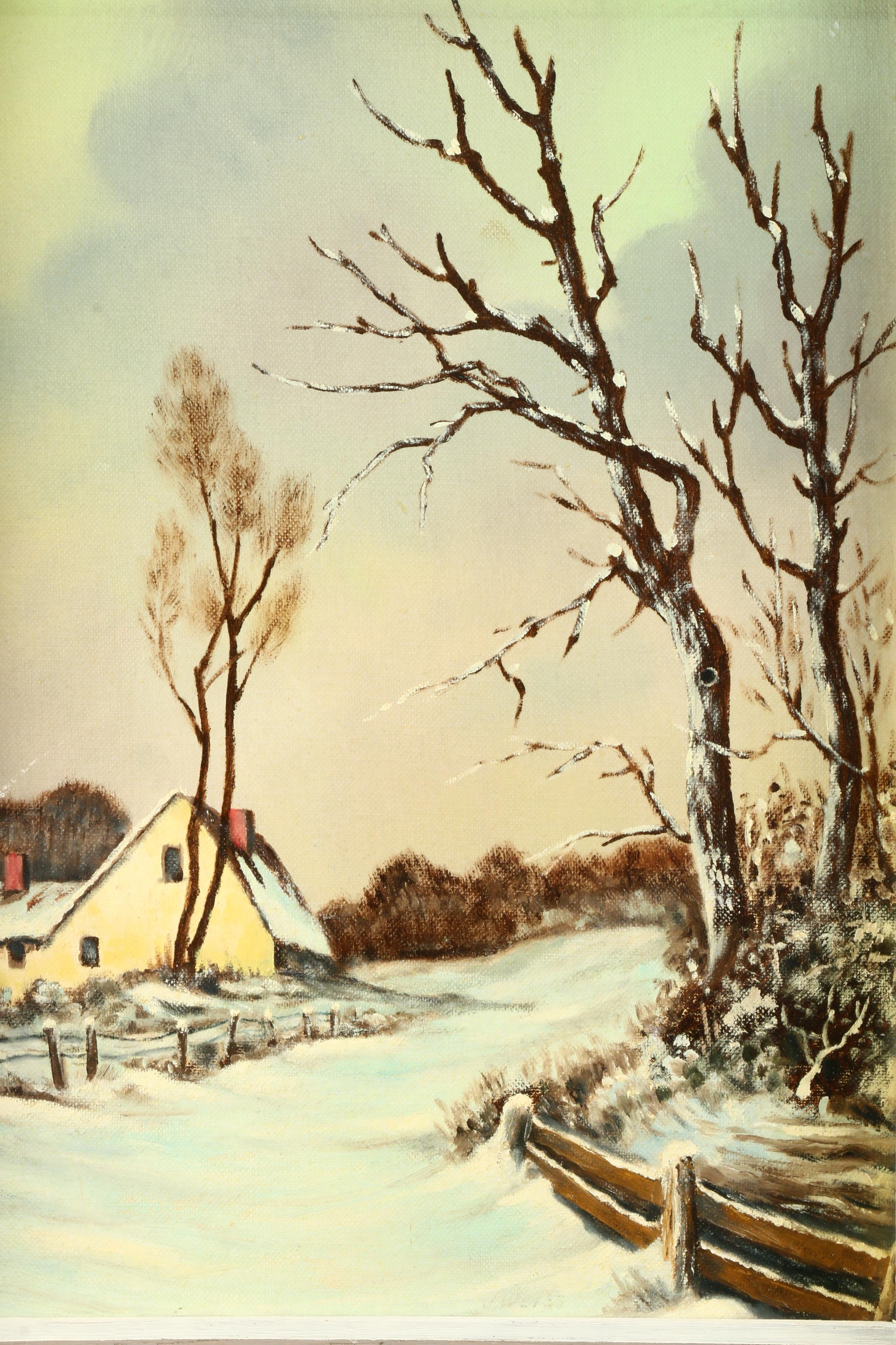 John Weiss Landscape Oil Paintings "Spring", "Summer", "Fall" and "Winter"