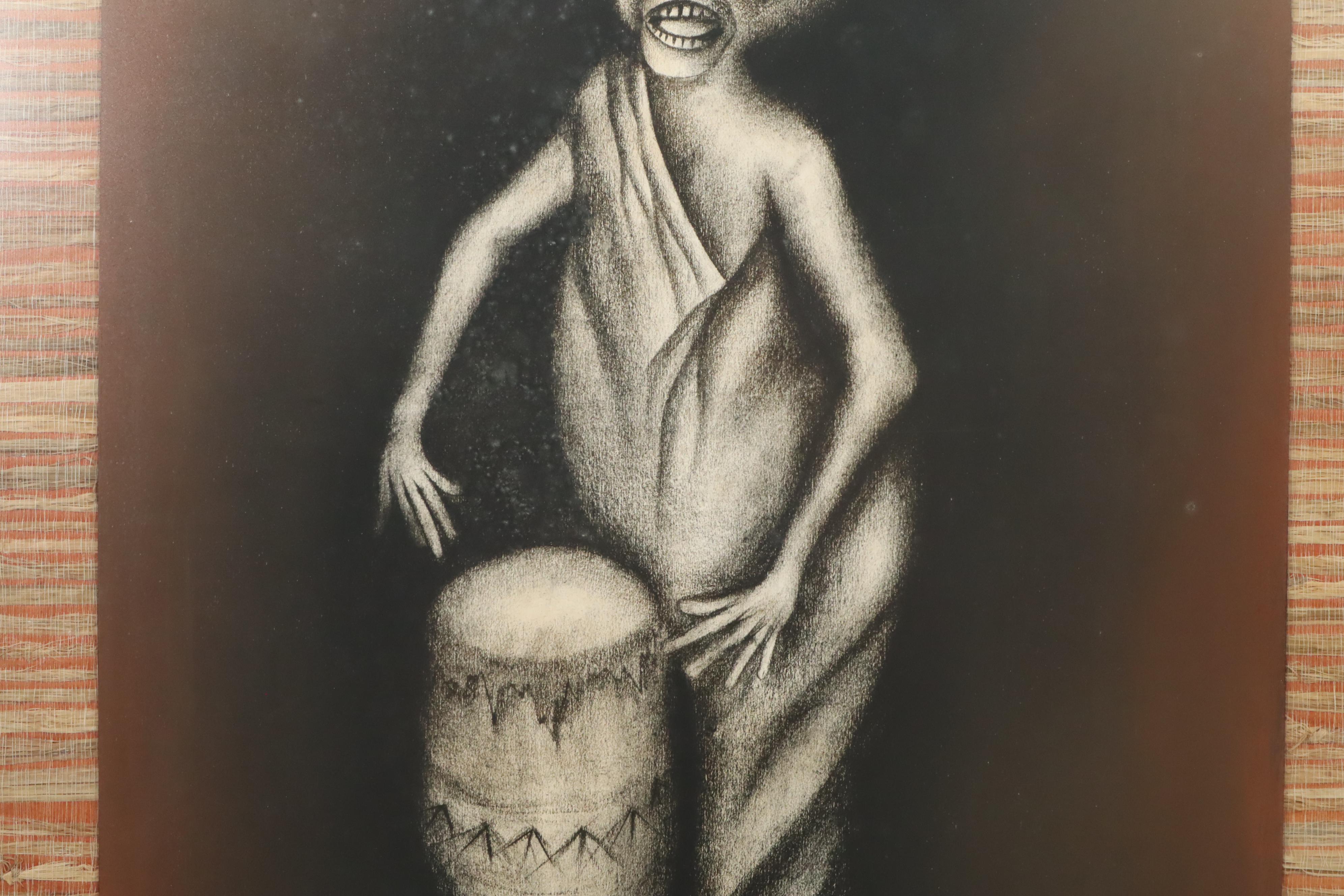 Thamsanqa Mnyele Mixed Media Painting