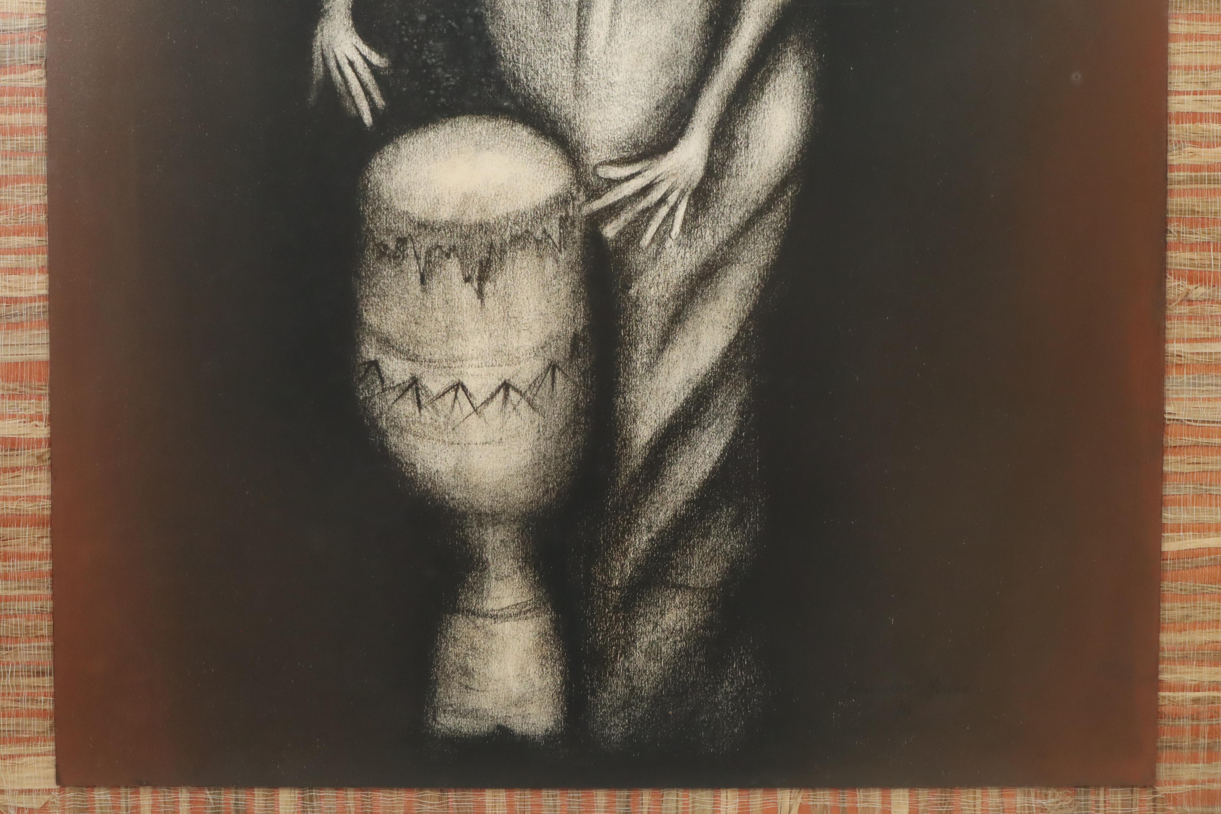 Thamsanqa Mnyele Mixed Media Painting