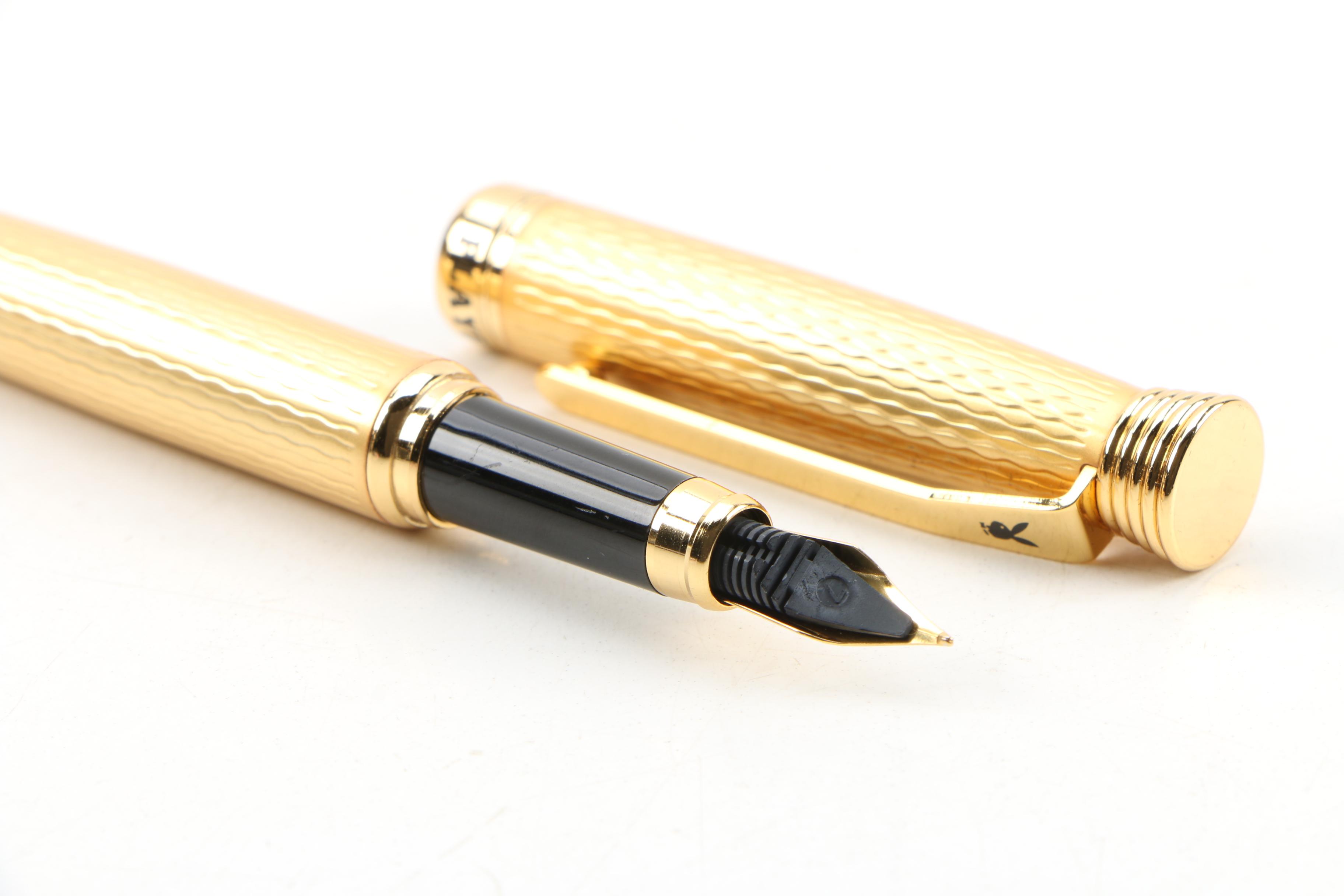 Playboy Fountain and Ballpoint Pens, Late 20th Century