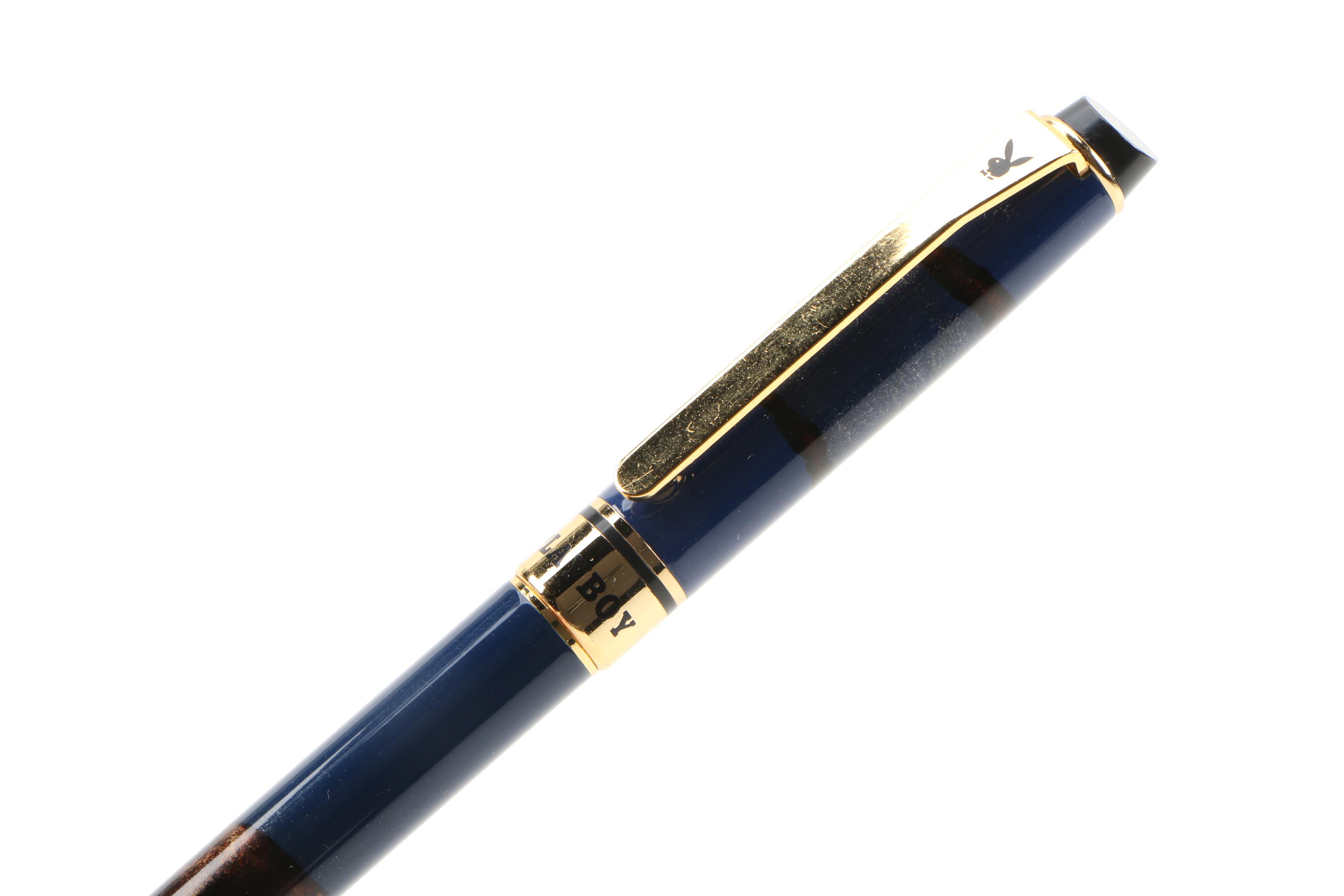 Playboy Fountain and Ballpoint Pens, Late 20th Century