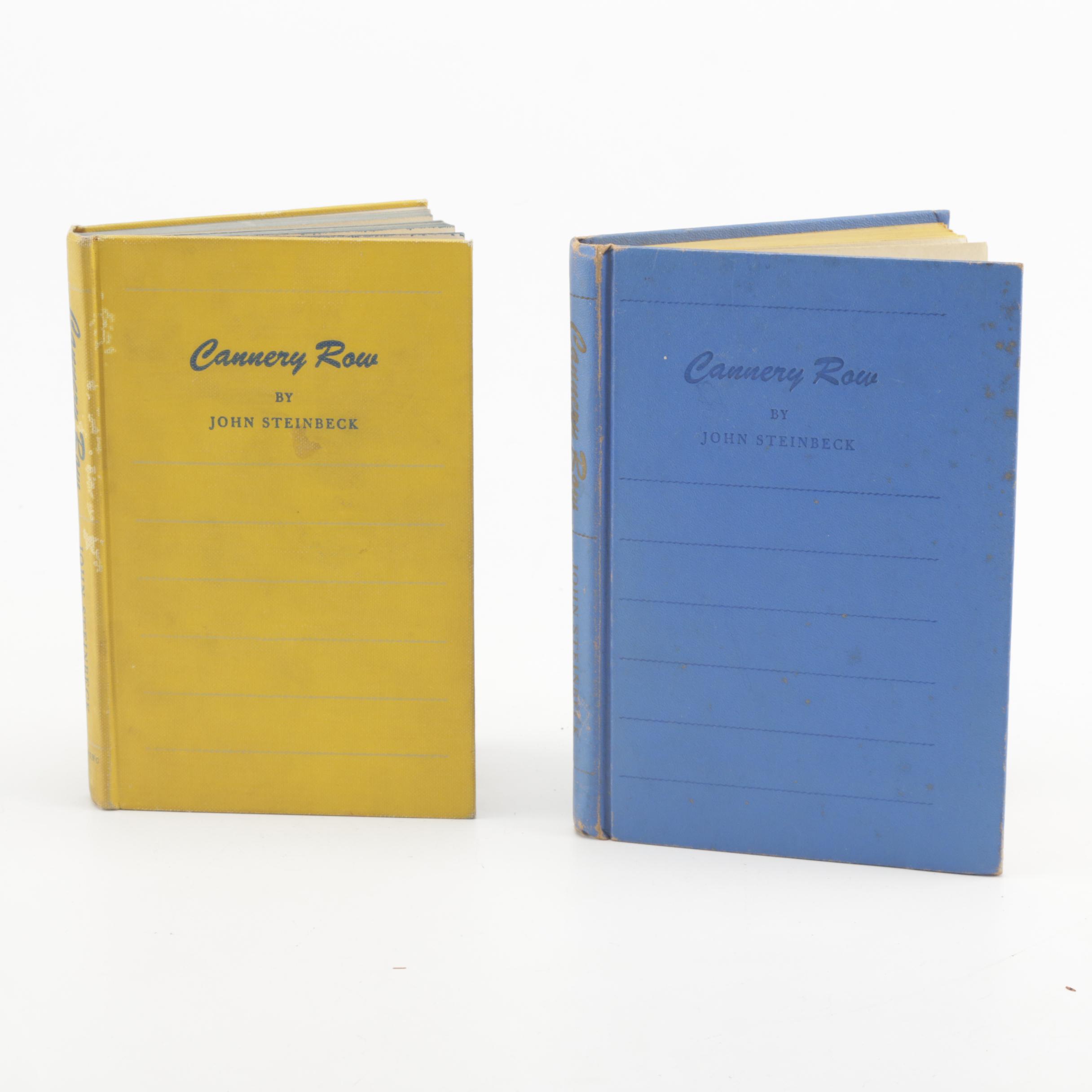 John Steinbeck's "Cannery Row", Second Printing and Book Club Edition