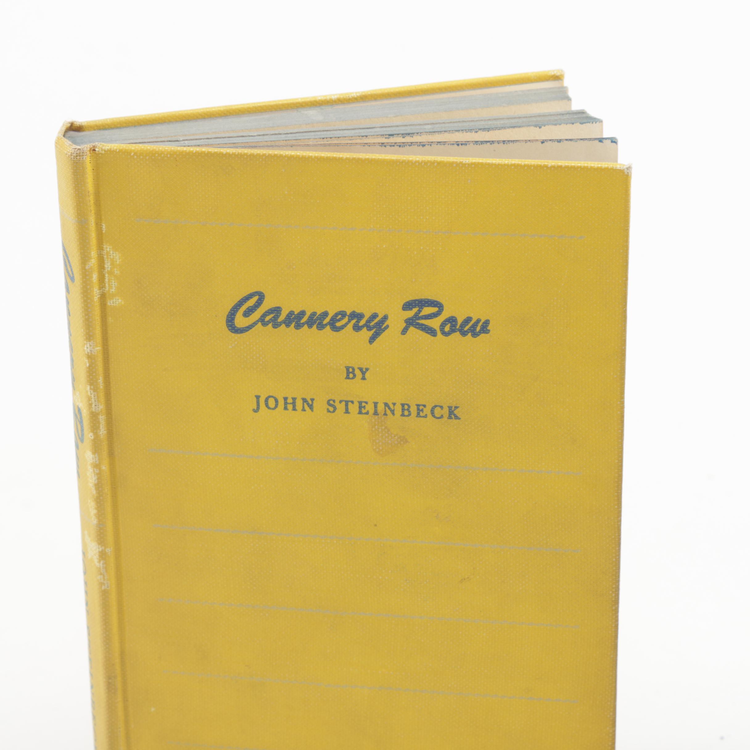 John Steinbeck's "Cannery Row", Second Printing and Book Club Edition
