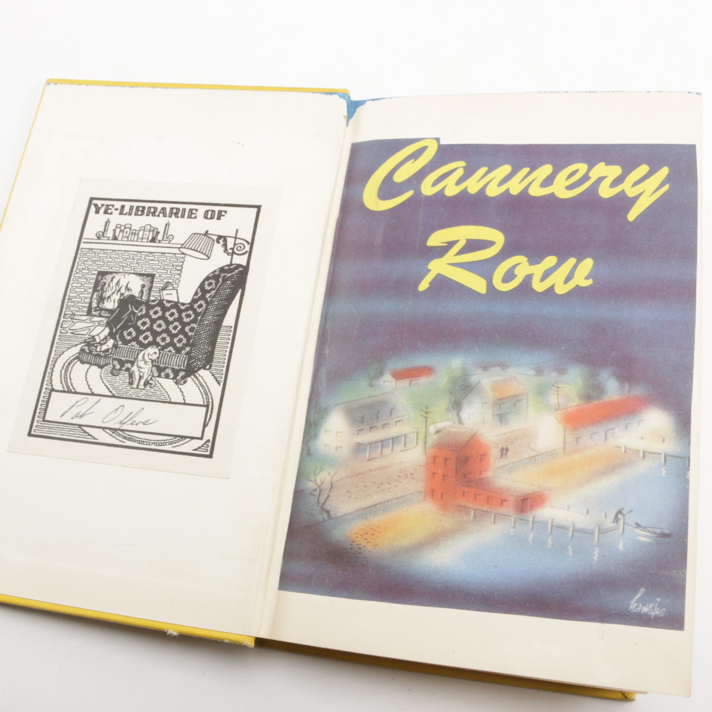 John Steinbeck's "Cannery Row", Second Printing and Book Club Edition