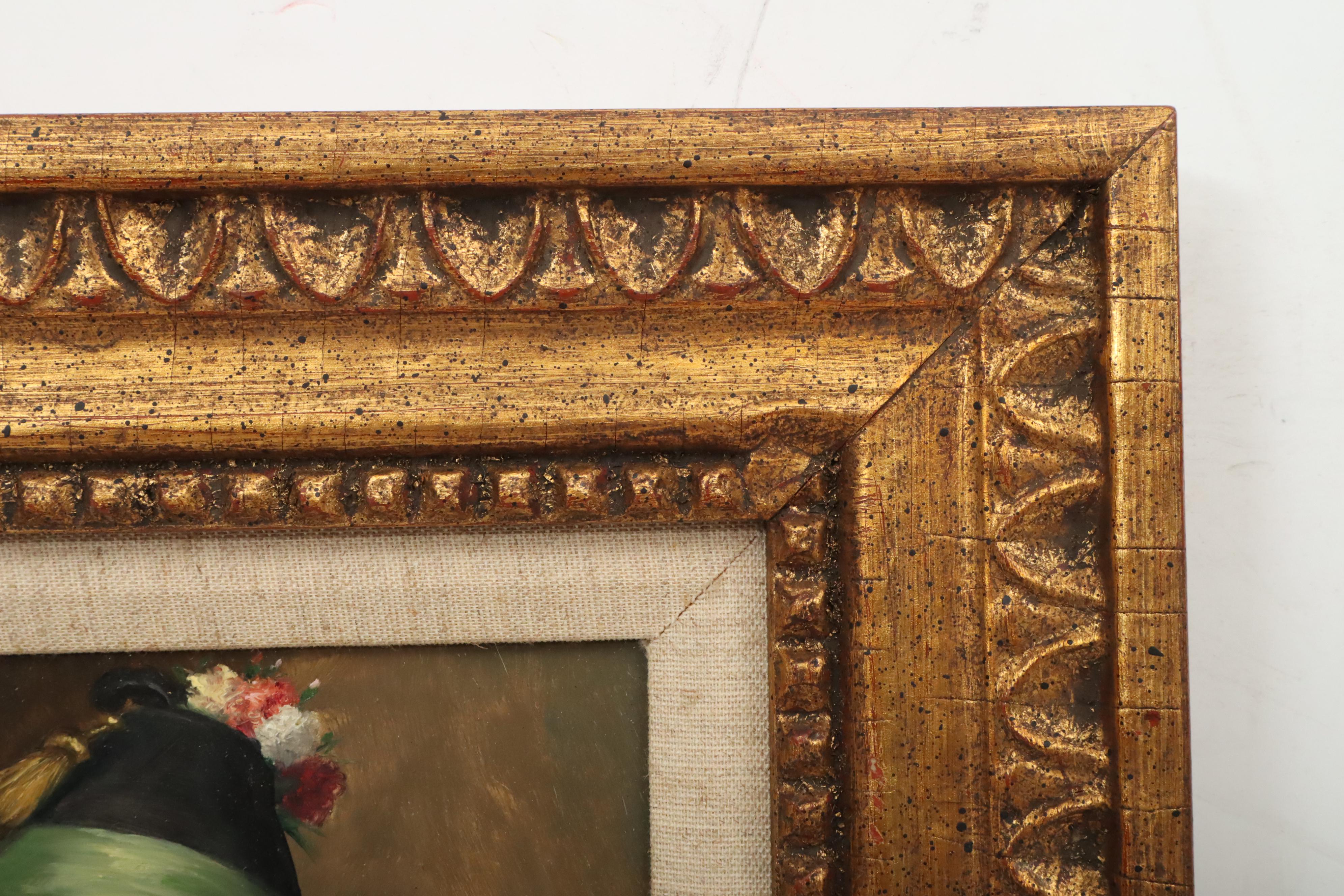 Fritz Müller Bavarian Portrait Oil Painting