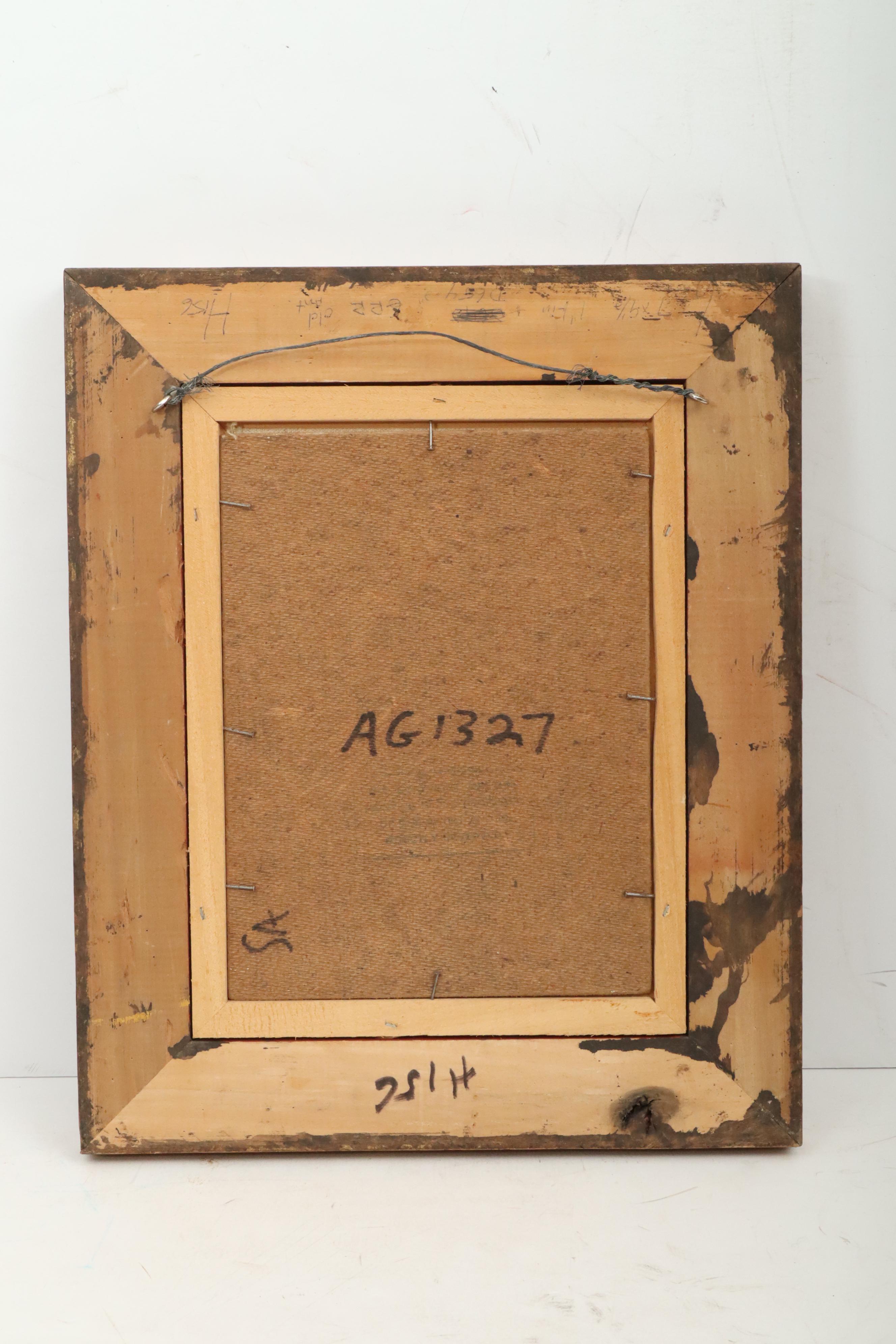 Fritz Müller Bavarian Portrait Oil Painting